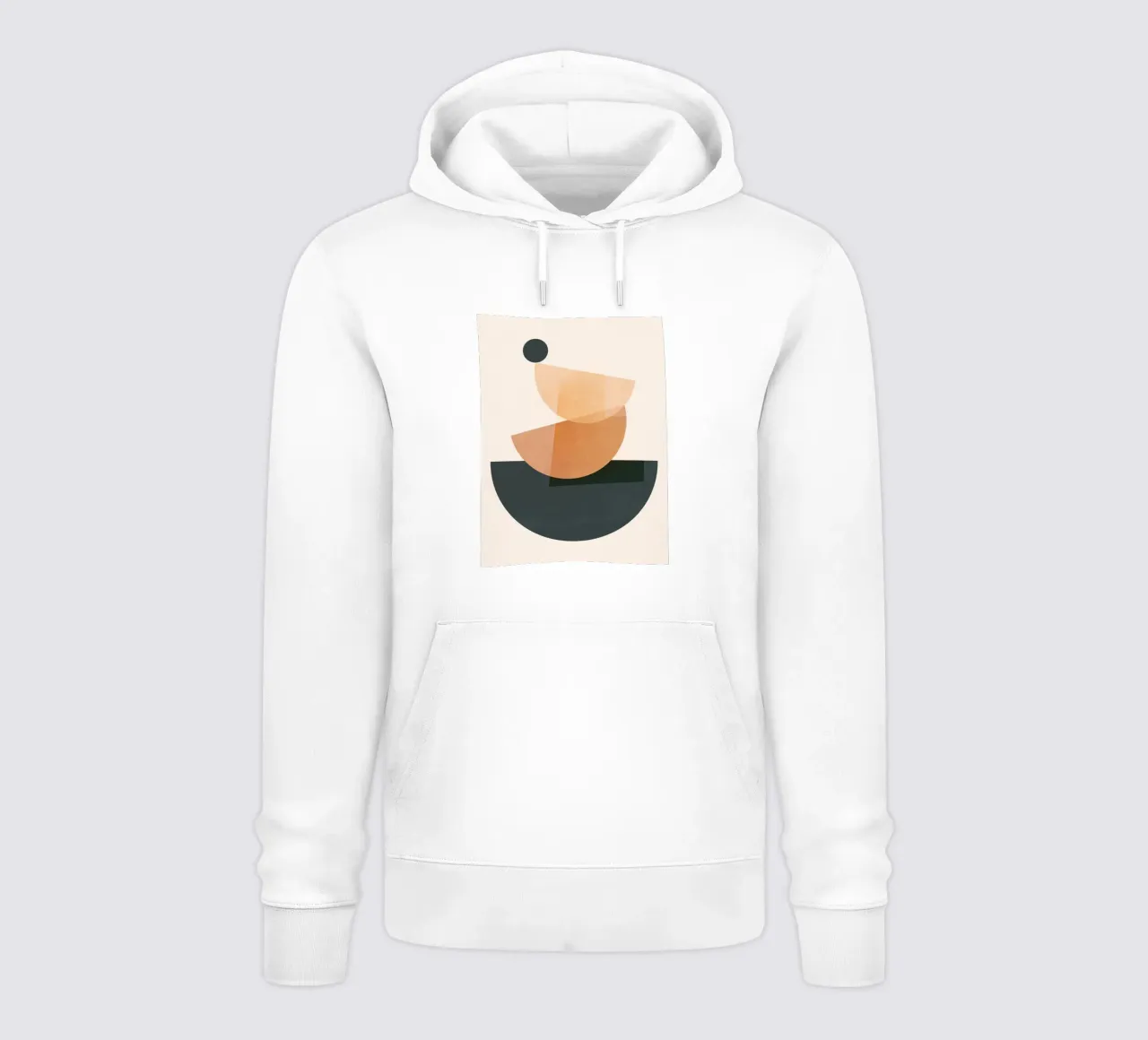 Forme astratte minimali 18 felpa con cappuccio da ThingDesign