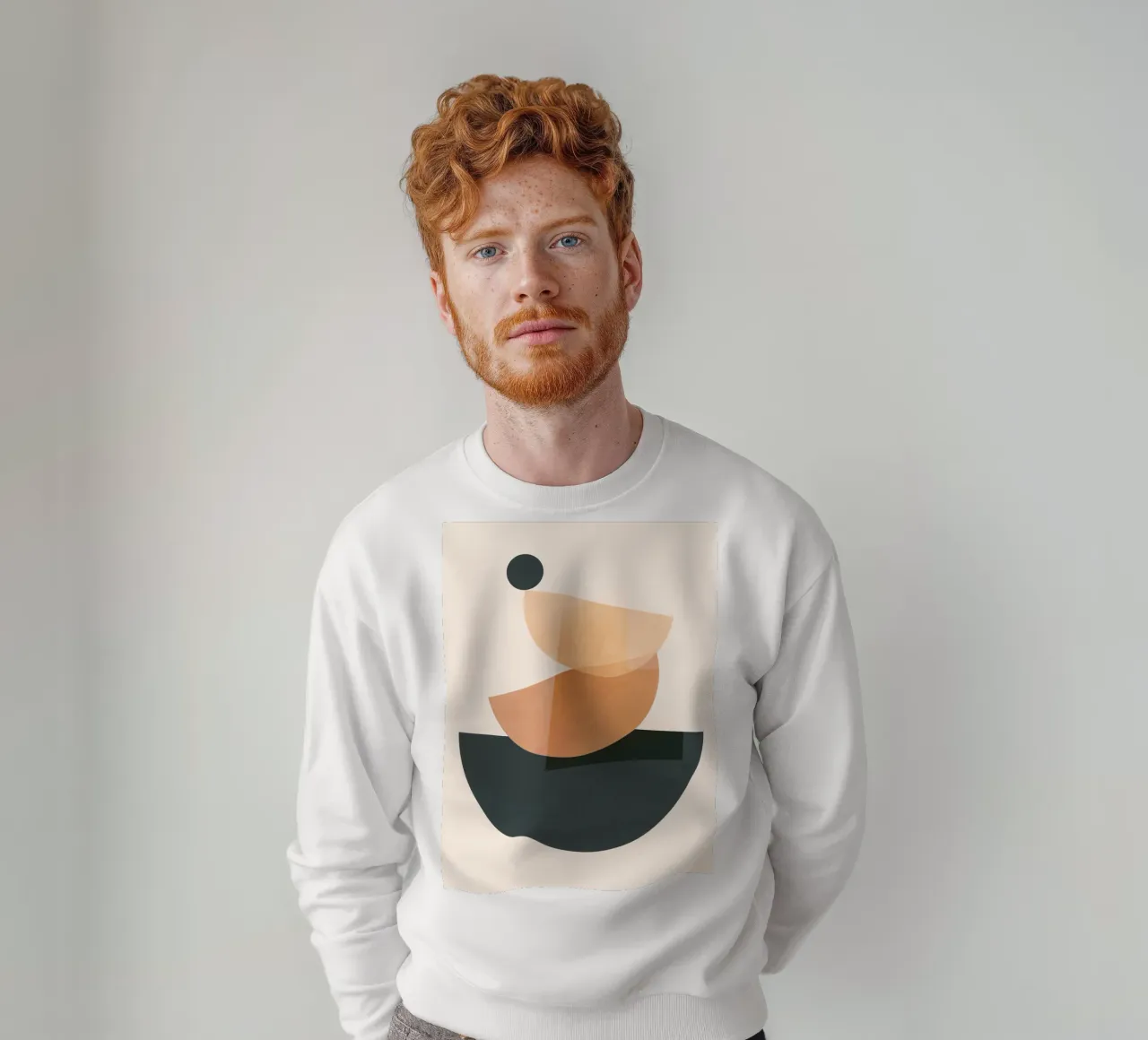 Forme astratte minimali 18 felpa da ThingDesign