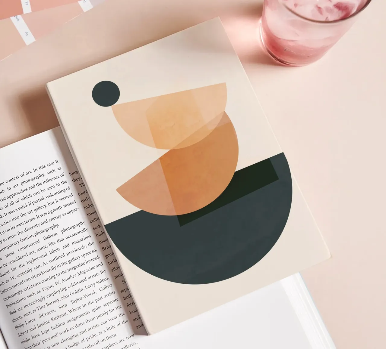 Minimal Abstract Shapes 18 notebook by ThingDesign