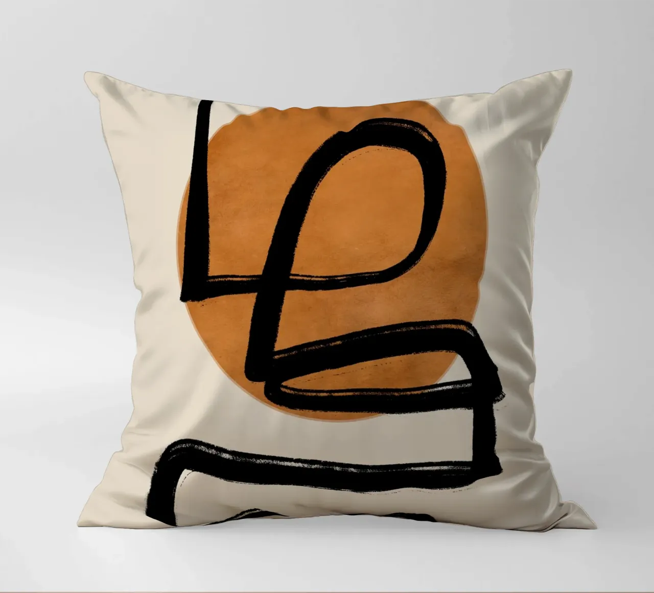 Line art astratta 97 cuscino da ThingDesign