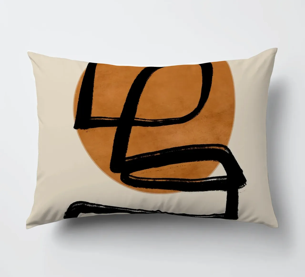 Line art astratta 97 cuscino da ThingDesign