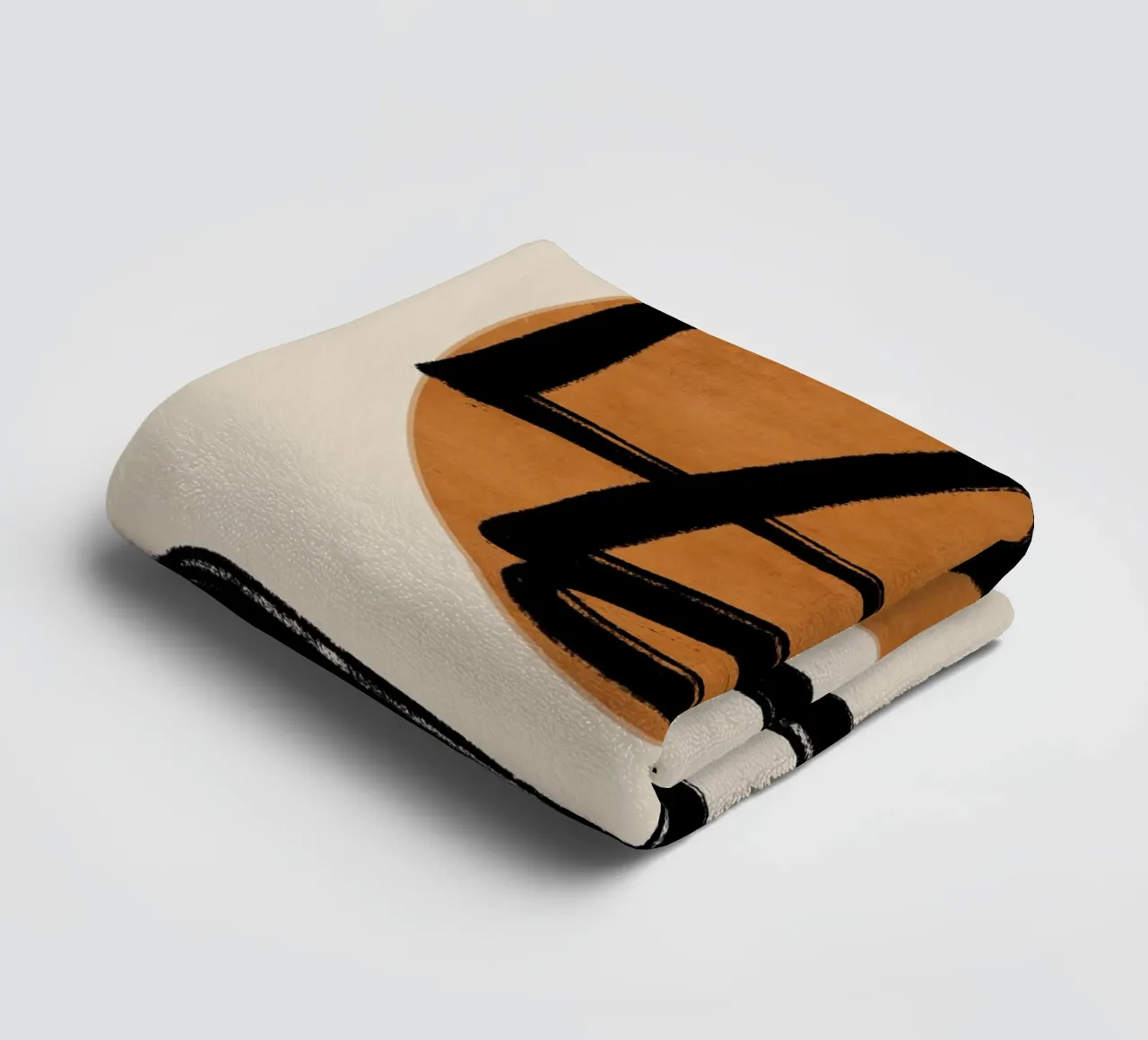Abstract line art 97 towel by ThingDesign