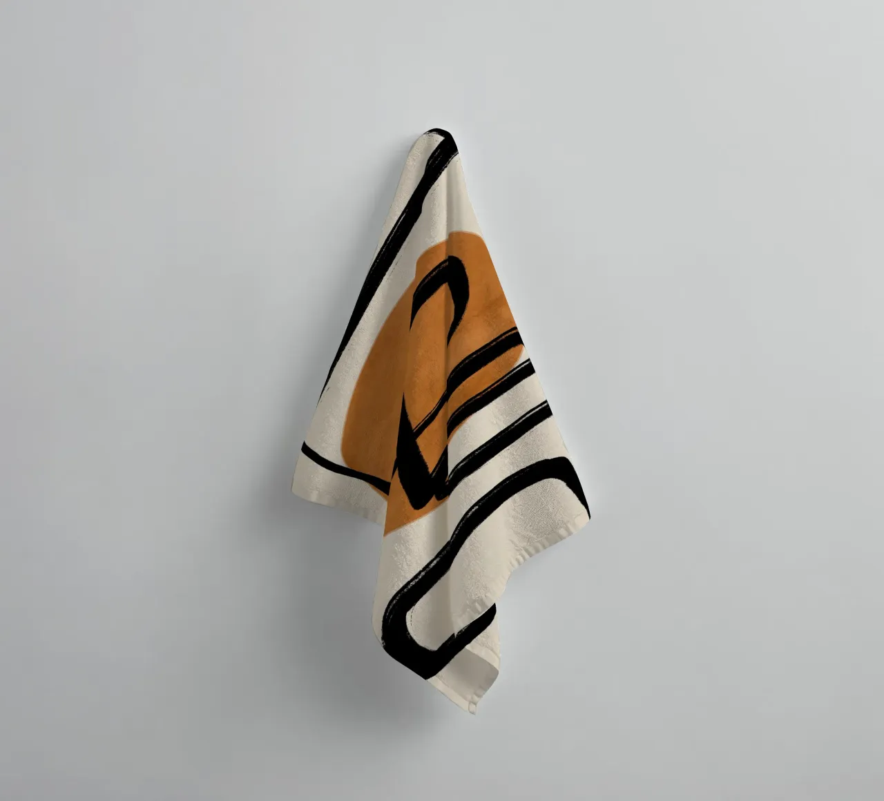 Abstract line art 97 towel by ThingDesign