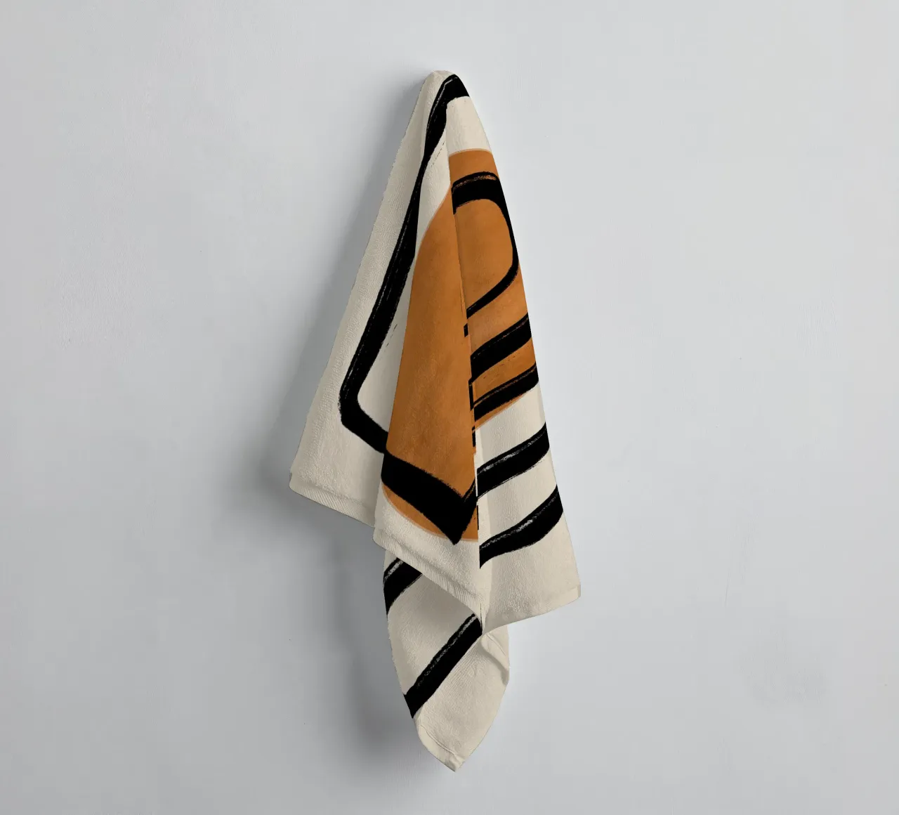 Abstract line art 97 towel by ThingDesign