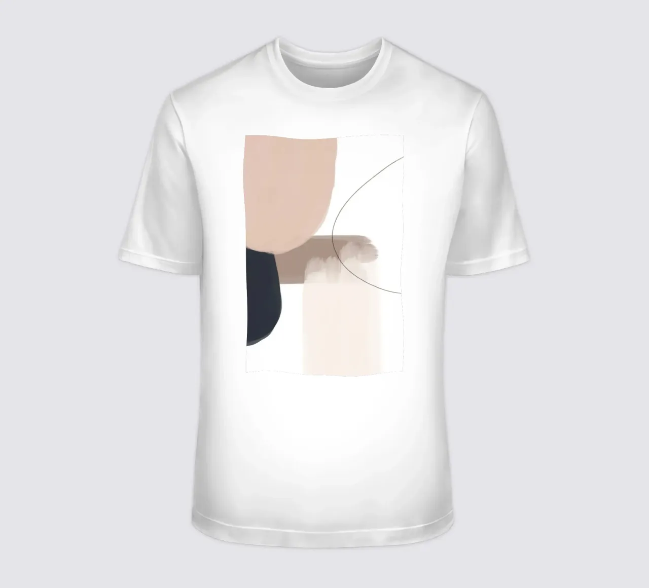 Formas geométricas abstractas camiseta de Melloi Art Print