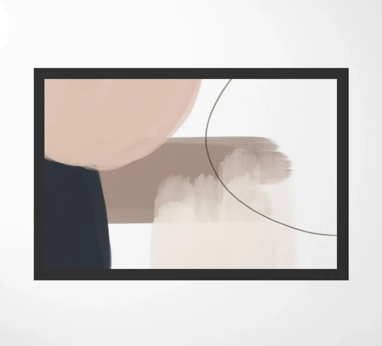Formas geométricas abstractas felpudo de Melloi Art Print