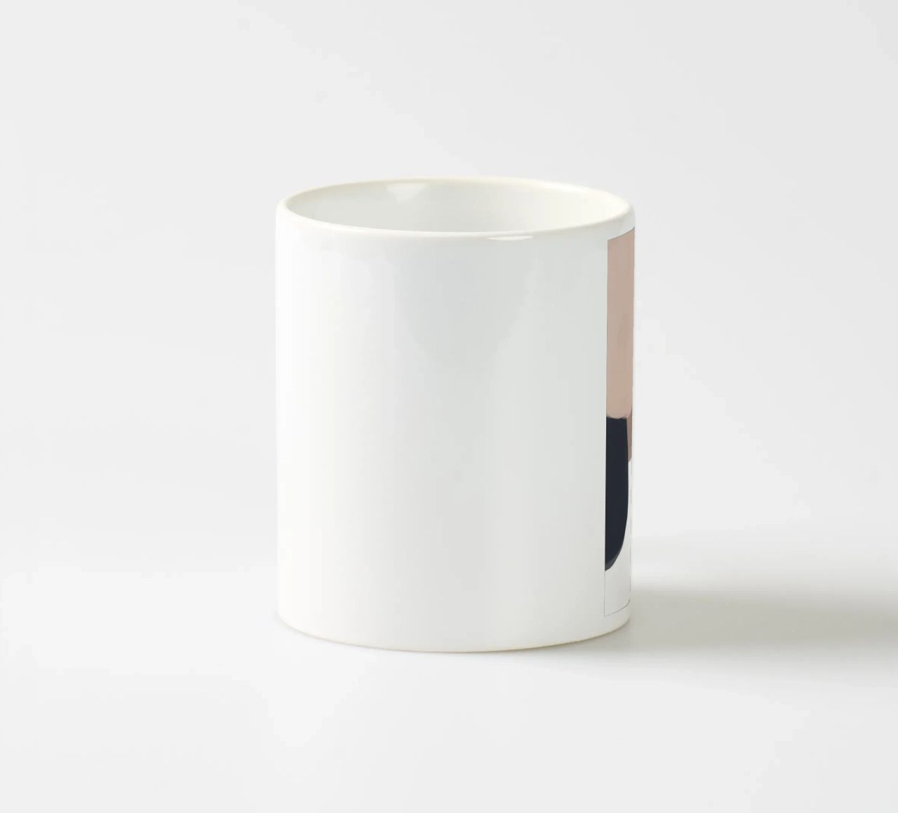 Line art di forme geometriche astratte tazza in ceramica da Melloi Art Print