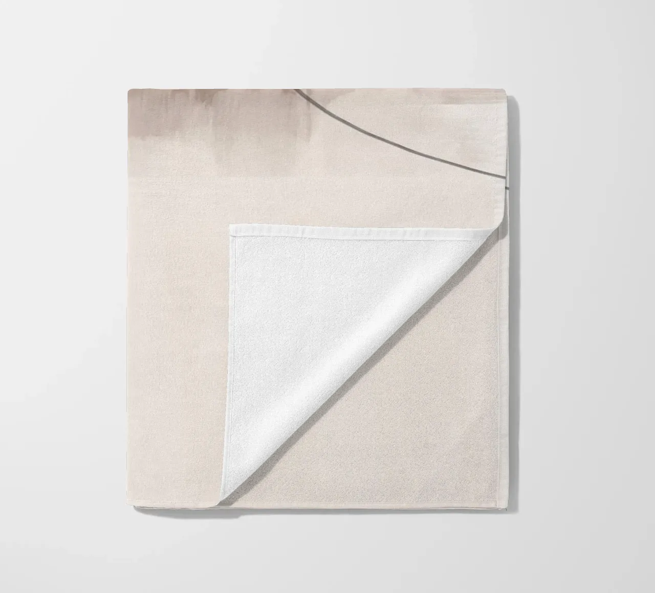 Line art di forme geometriche astratte telo mare da Melloi Art Print