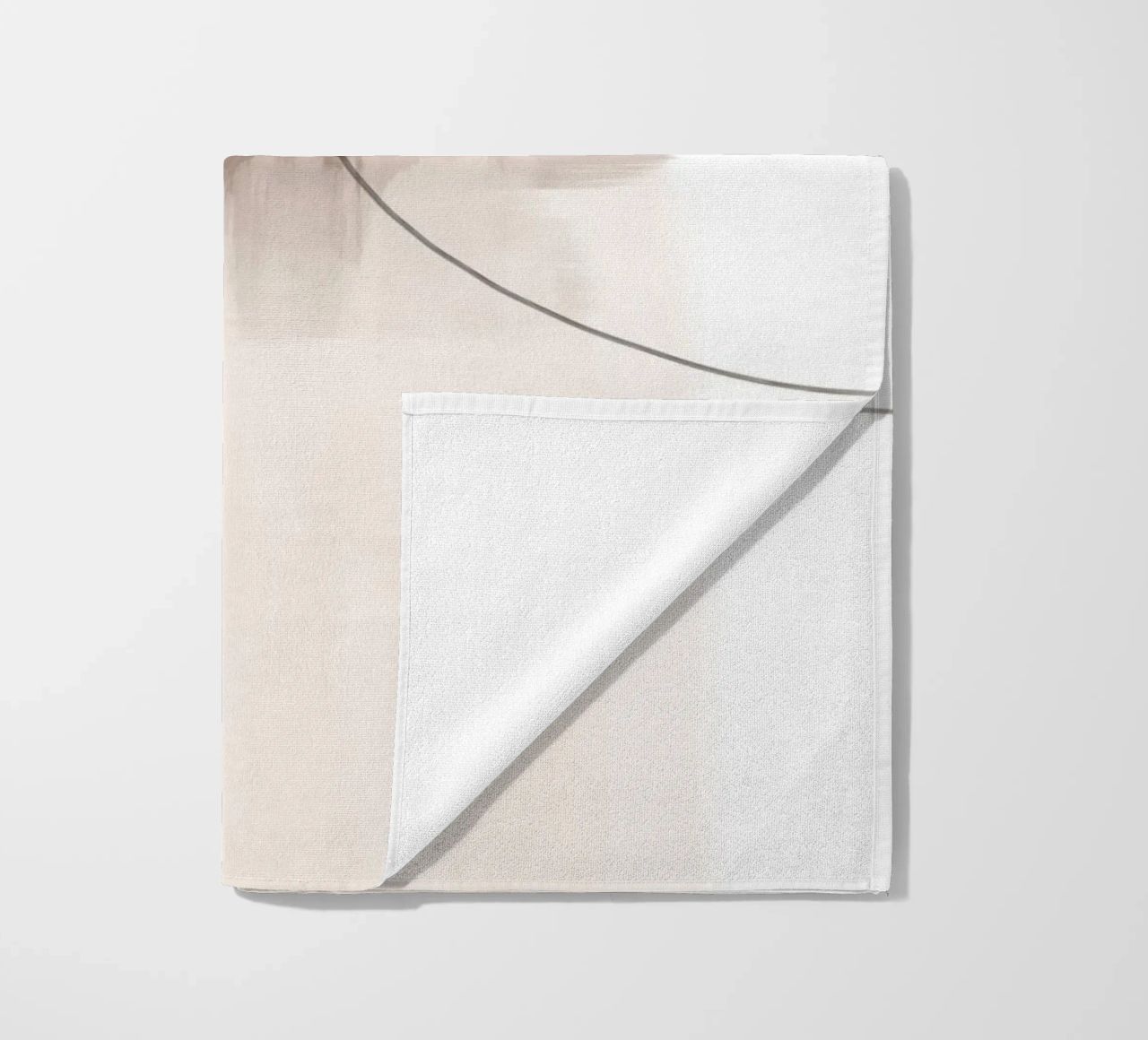 Line art di forme geometriche astratte telo mare da Melloi Art Print