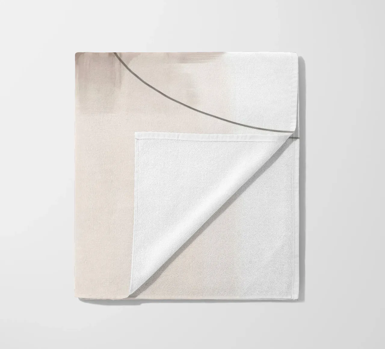 Line art di forme geometriche astratte telo mare da Melloi Art Print