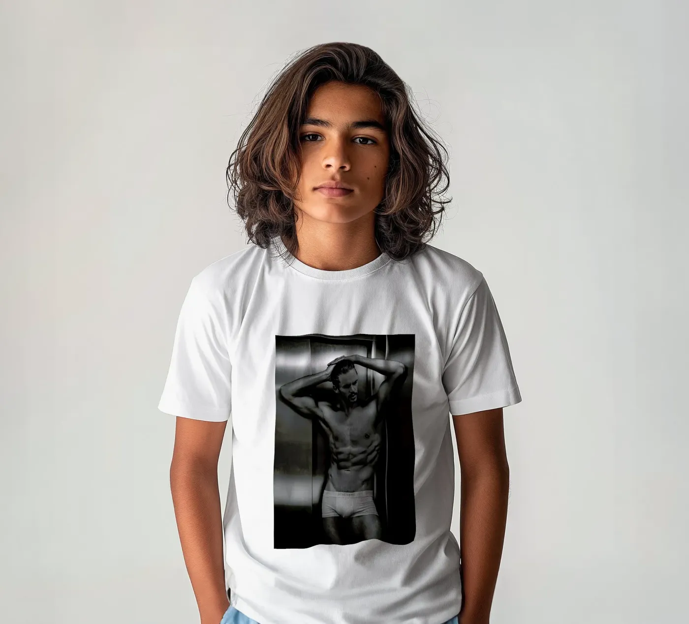 Always Take The Elevator kinder t-shirt van Marie Bärsch