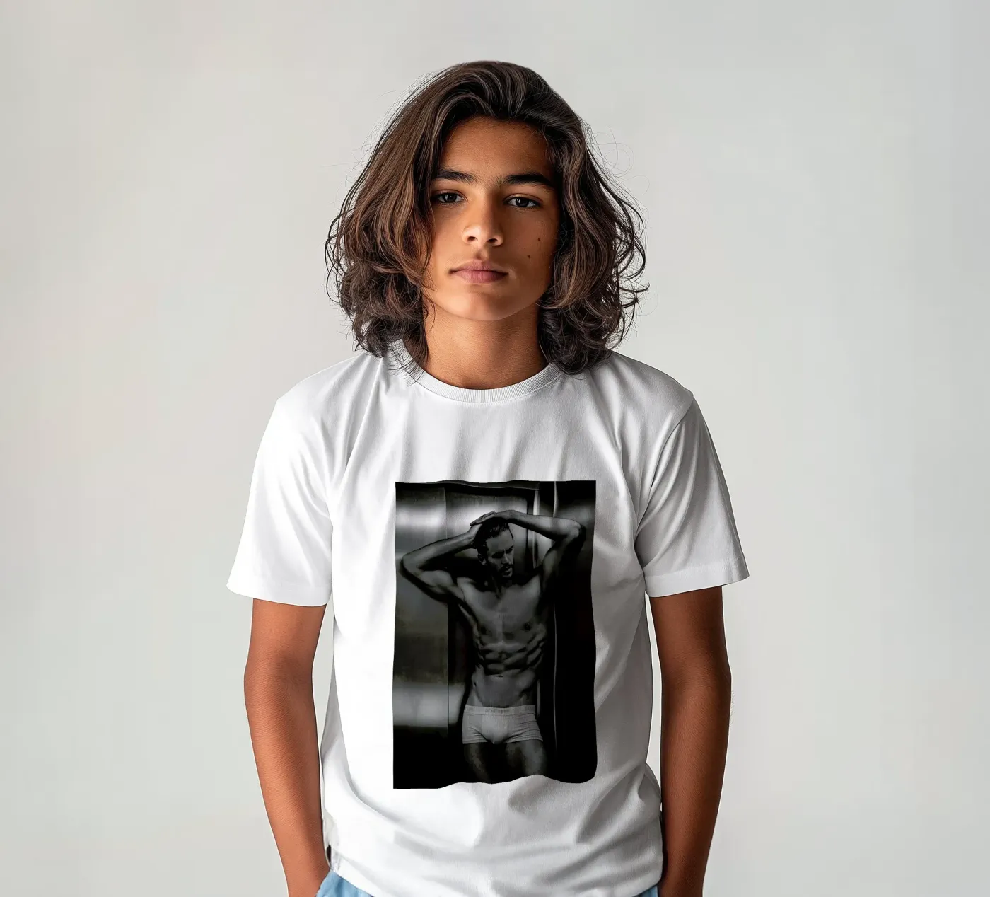 Always Take The Elevator t-shirt bambini da Marie Bärsch