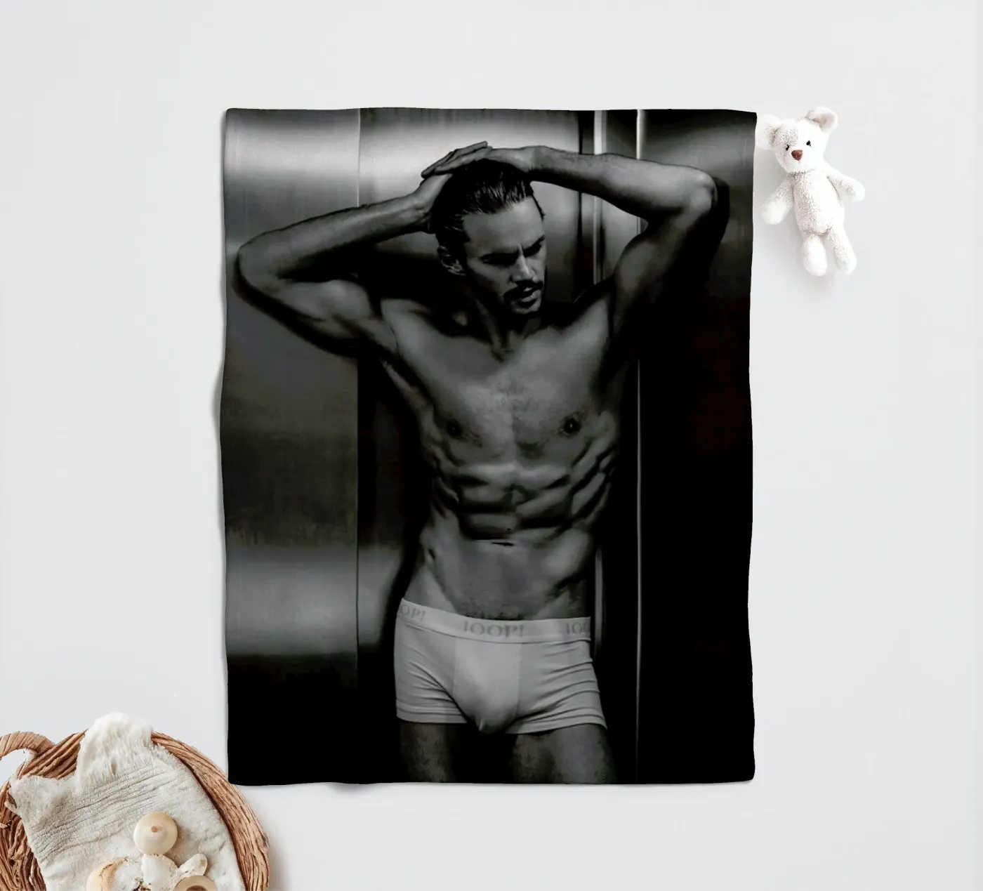 Always Take The Elevator fleecedeken van Marie Bärsch