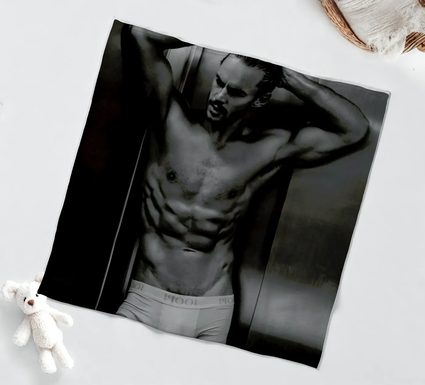 Always Take The Elevator fleecedeken van Marie Bärsch