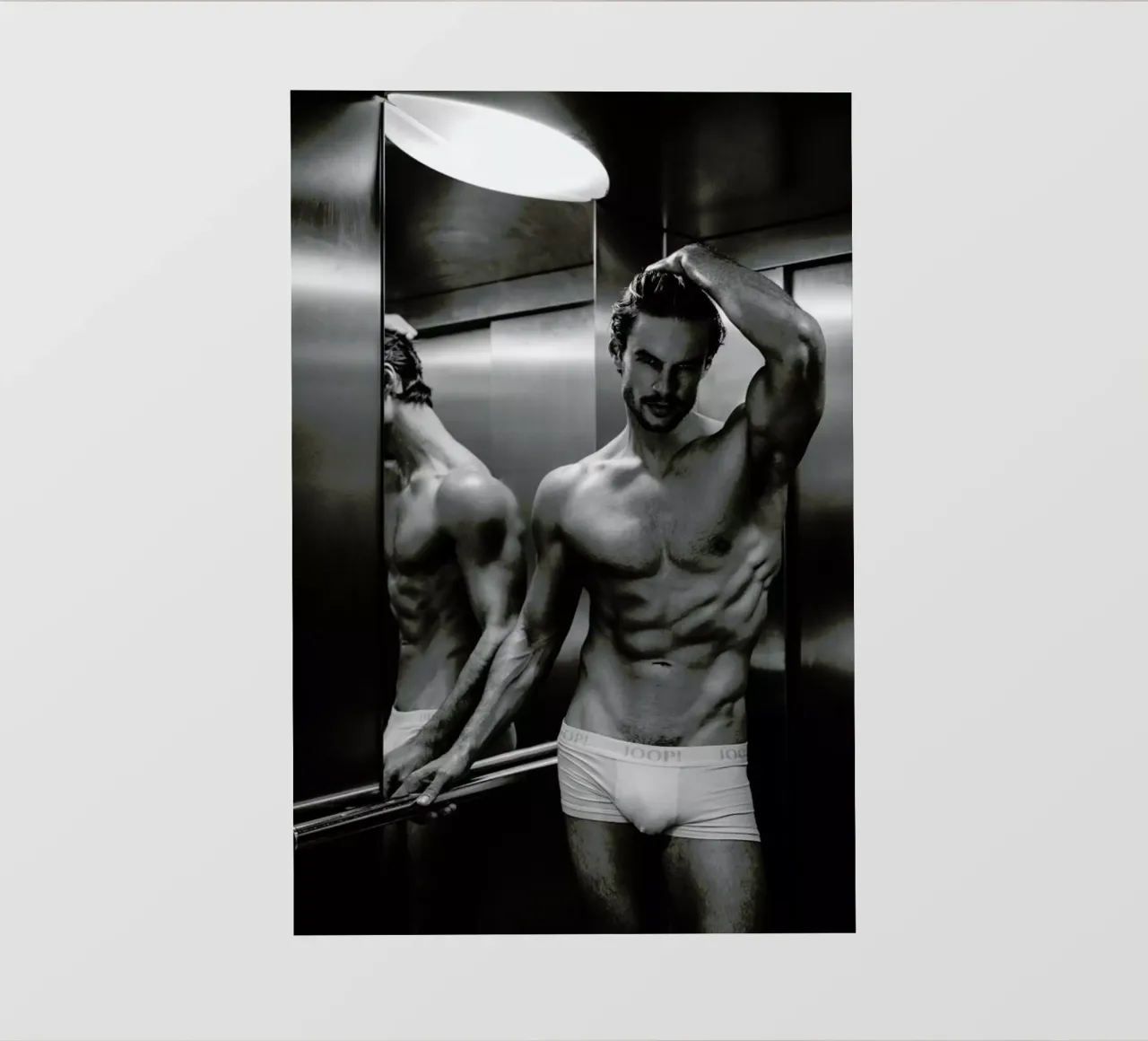 Always Take The Elevator II telo in pvc da Marie Bärsch