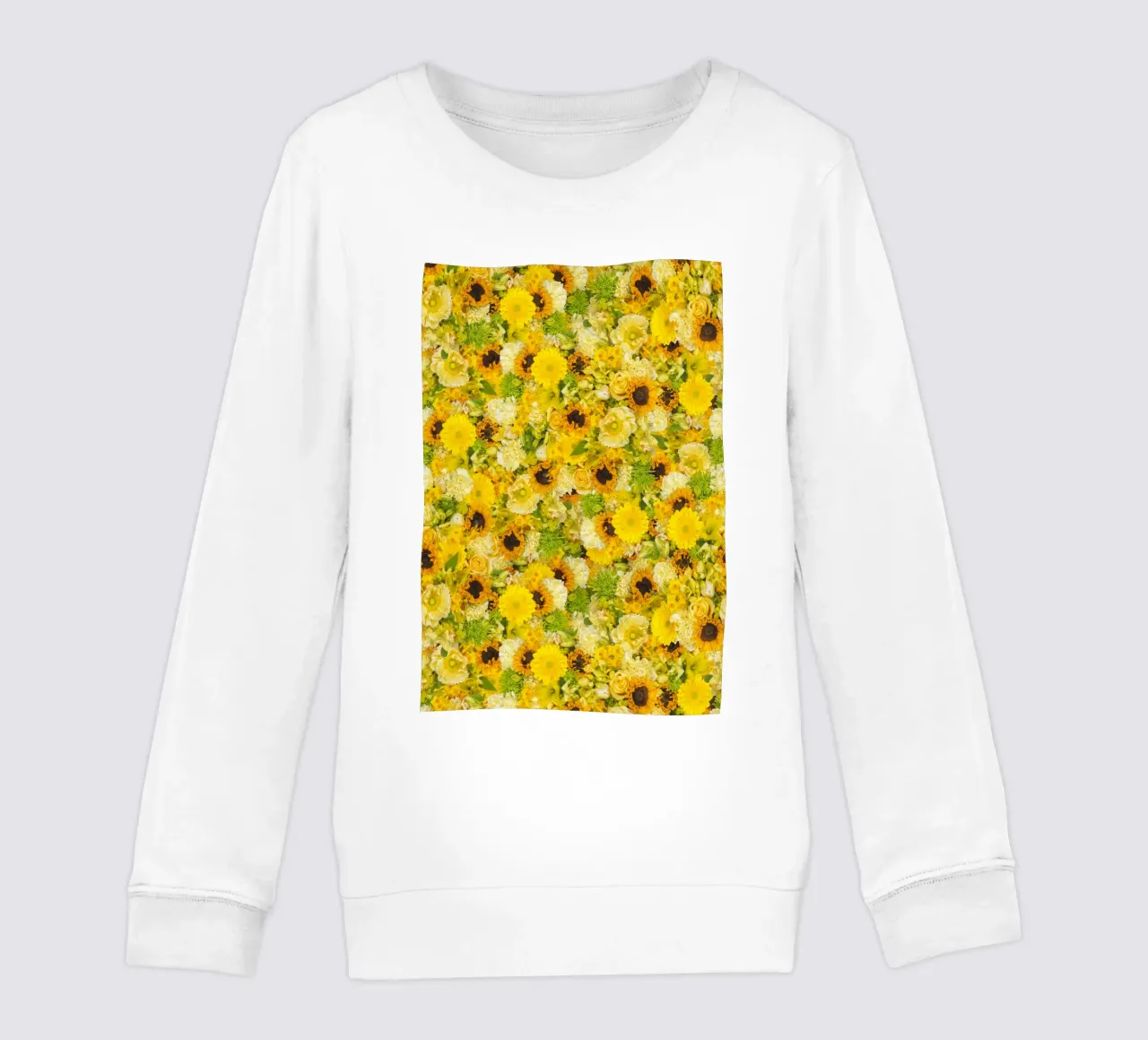 Un'esplosione di sole in ogni petalo - Fiori gialli felpa bambino da Curious Collections by Marielle Leenders