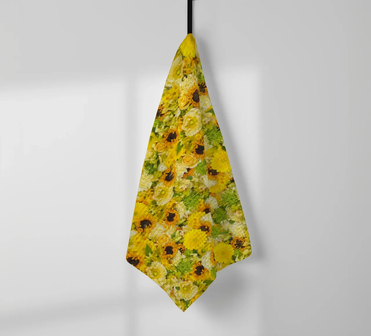 Un'esplosione di sole in ogni petalo - Fiori gialli canovaccio da cucina da Curious Collections by Marielle Leenders