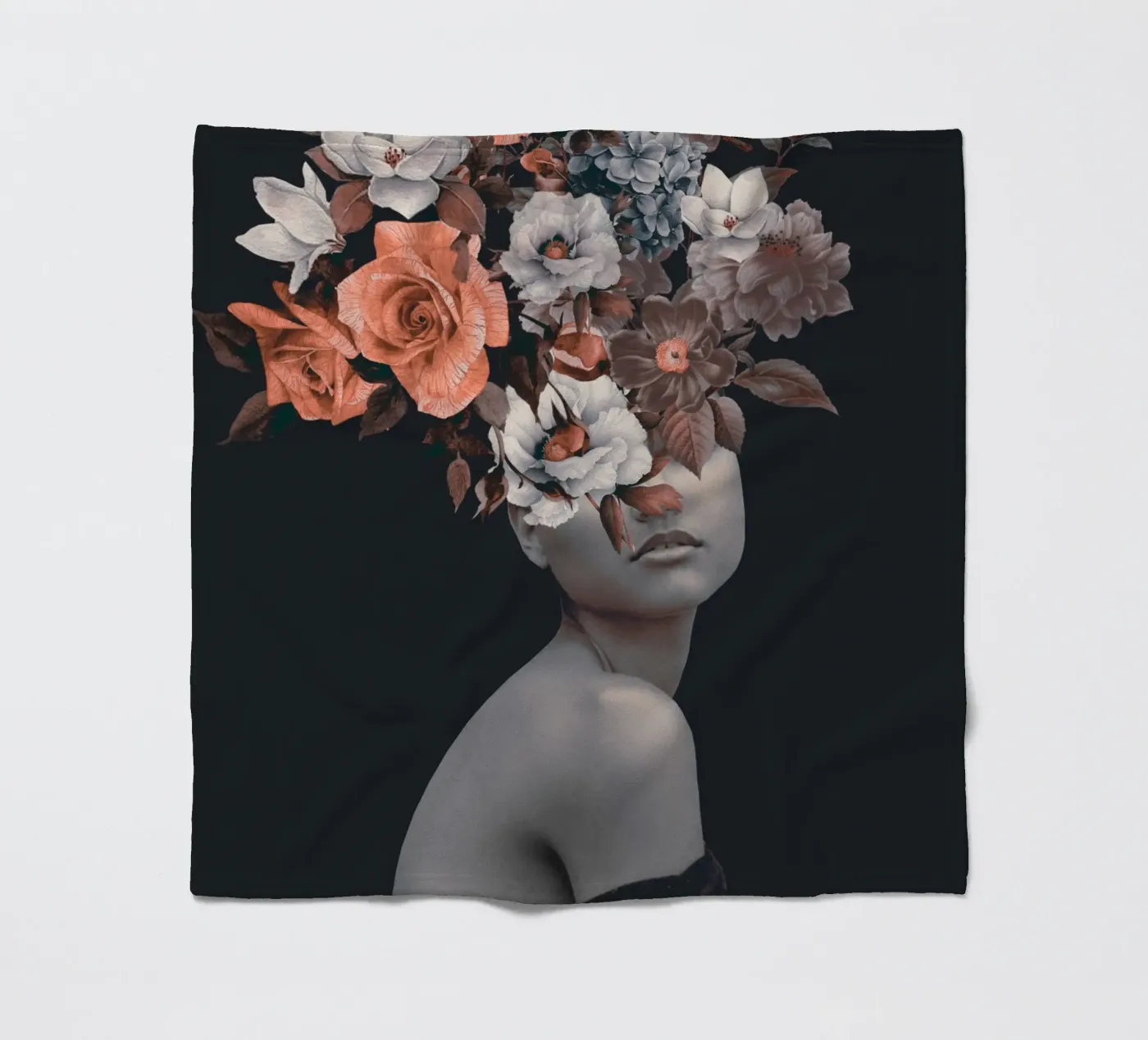 Bloom 11 fleece blanket by dada22