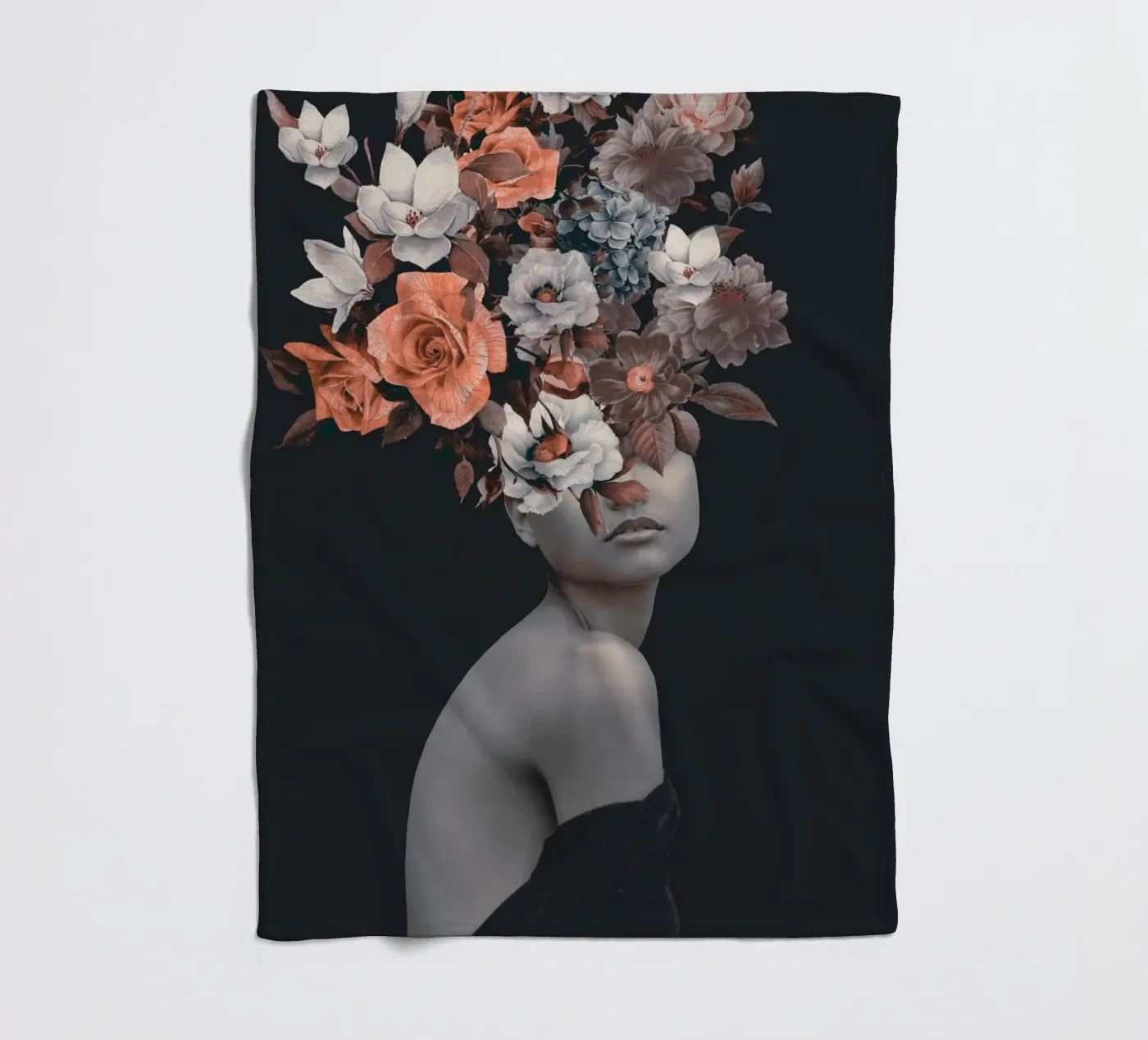 Bloom 11 fleece blanket by dada22