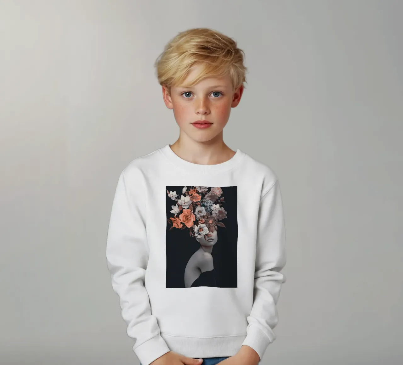 Fioritura 11 felpa bambino da dada22