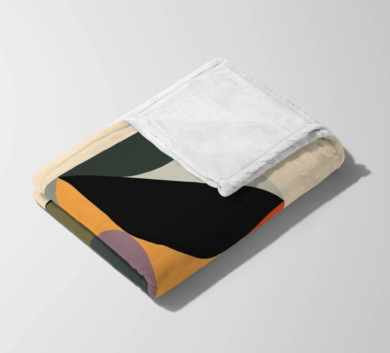 Modern Abstraction 15 fleece blanket by Gaite