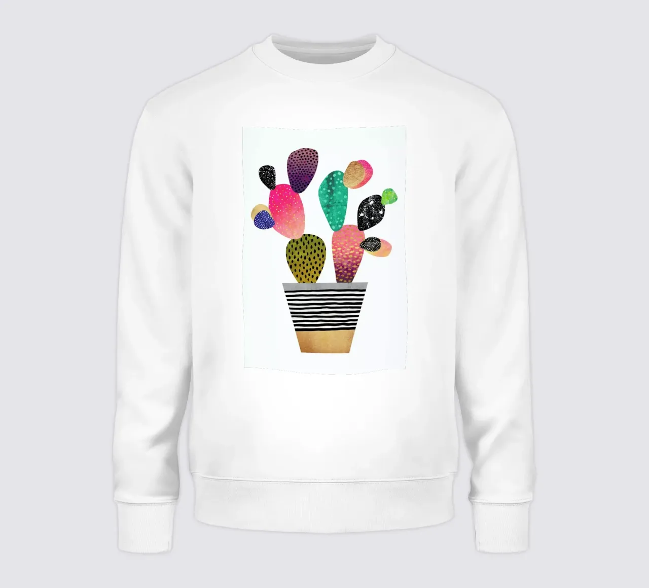 Happy Cactus felpa da Elisabeth Fredriksson