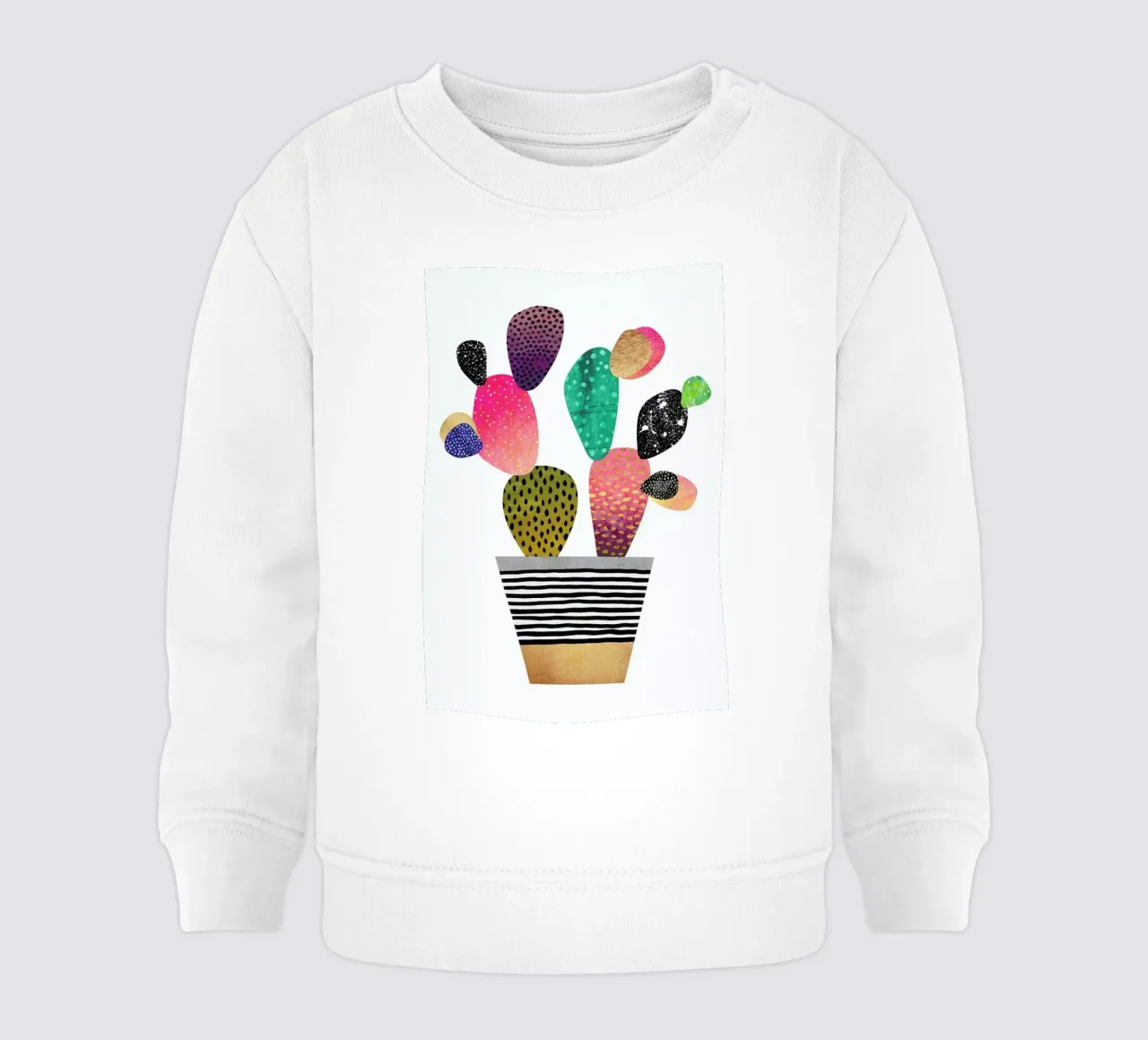 Happy Cactus felpa neonato da Elisabeth Fredriksson