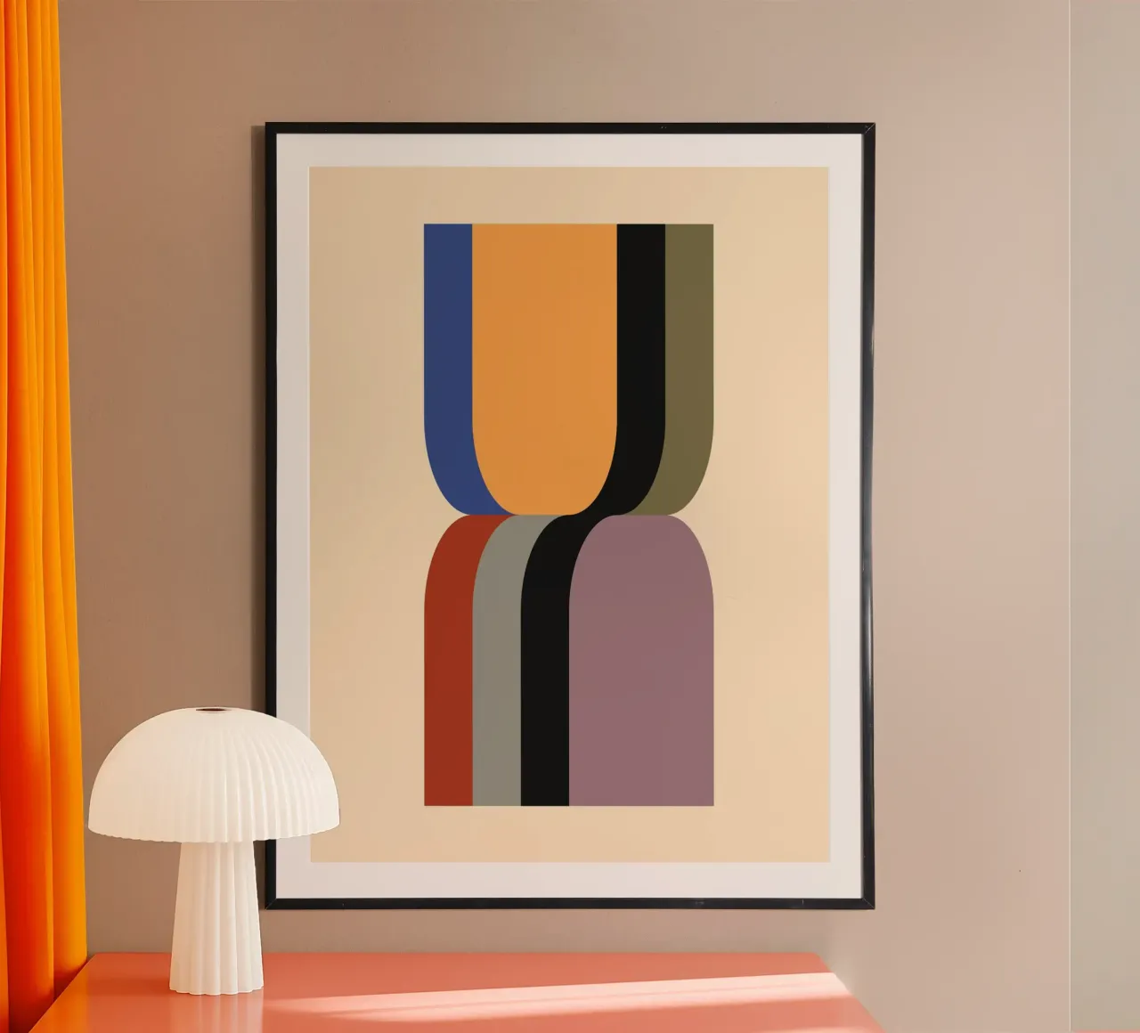 Minimalista 63 poster con telaio in alluminio da Gaite