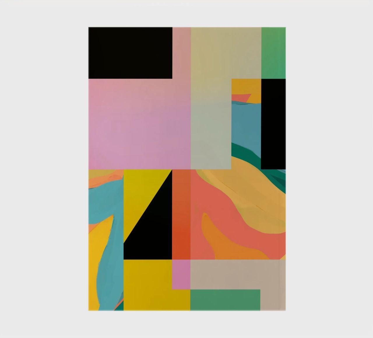Modern Abstraction 9 notebook by Gaite