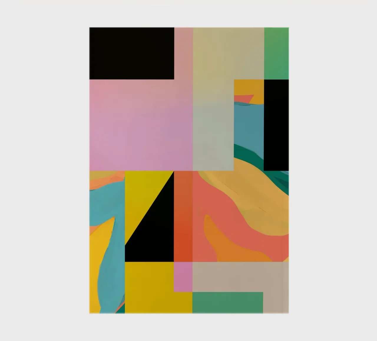 Moderne Abstraktion 9 Notizbuch von Gaite