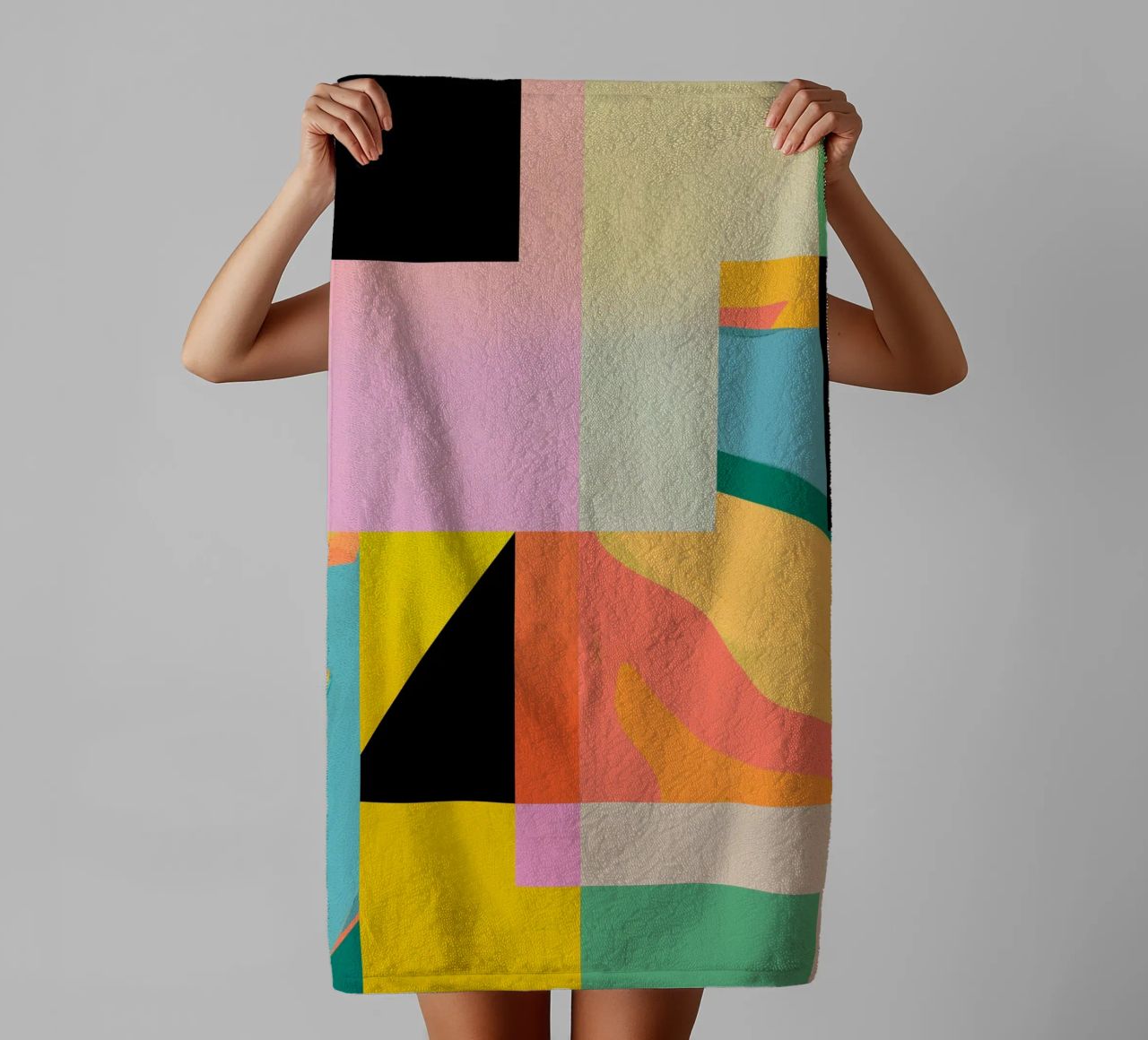 Modern Abstraction 9 towel by Gaite