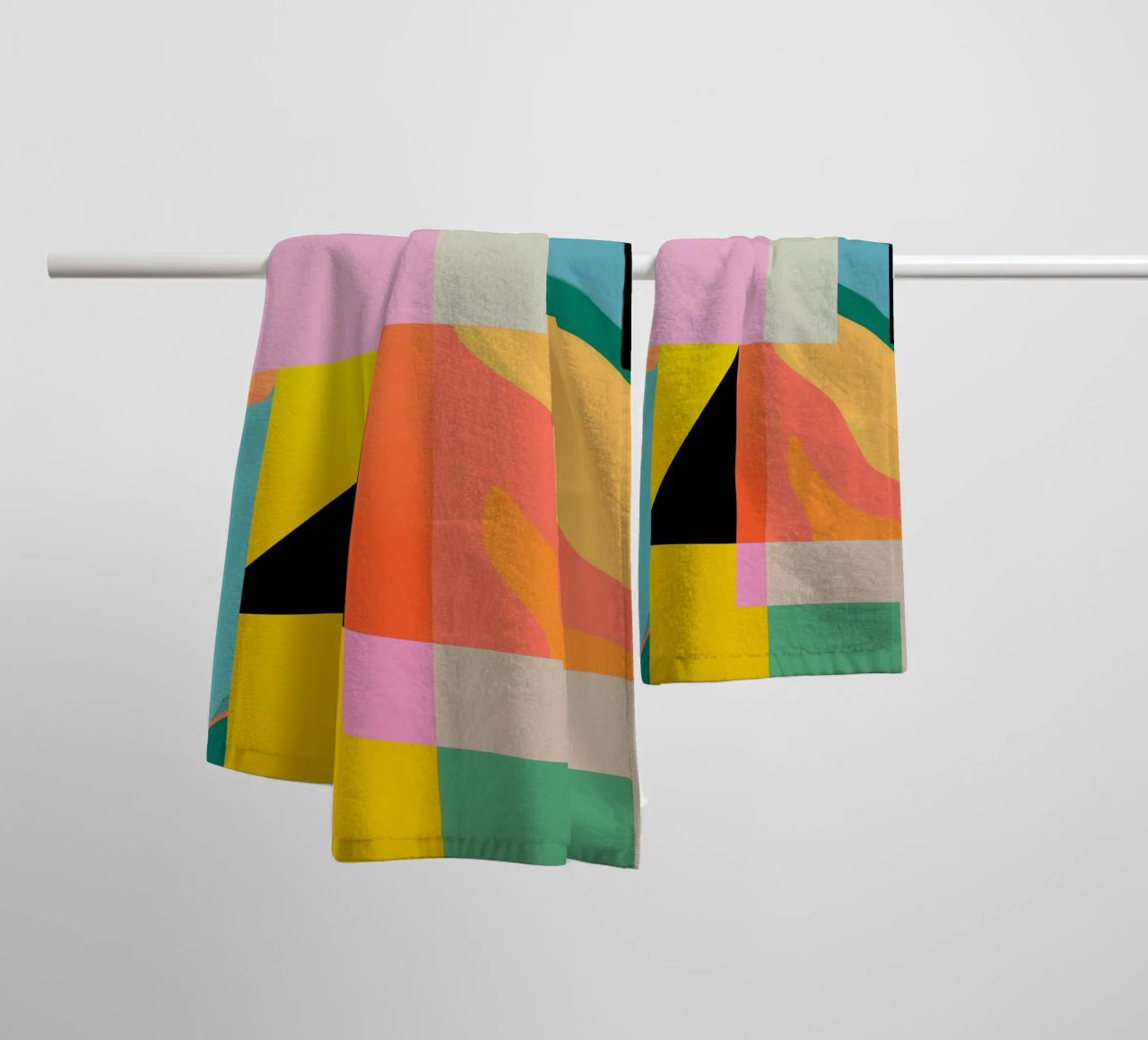 Modern Abstraction 9 towel by Gaite