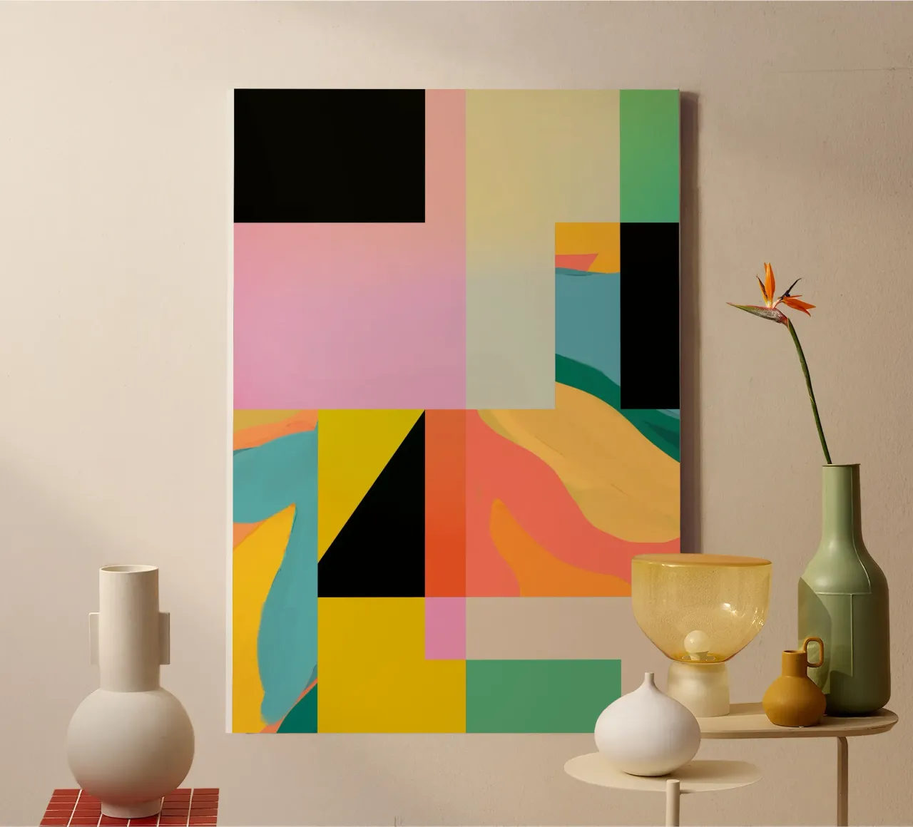 Modern Abstraction 9 canvas by Gaite