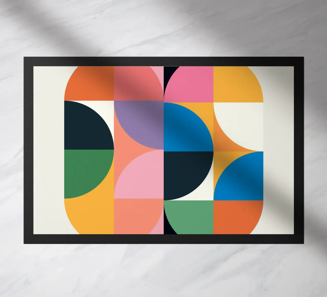 Moderne Abstraktion 10 Fußmatte von Gaite