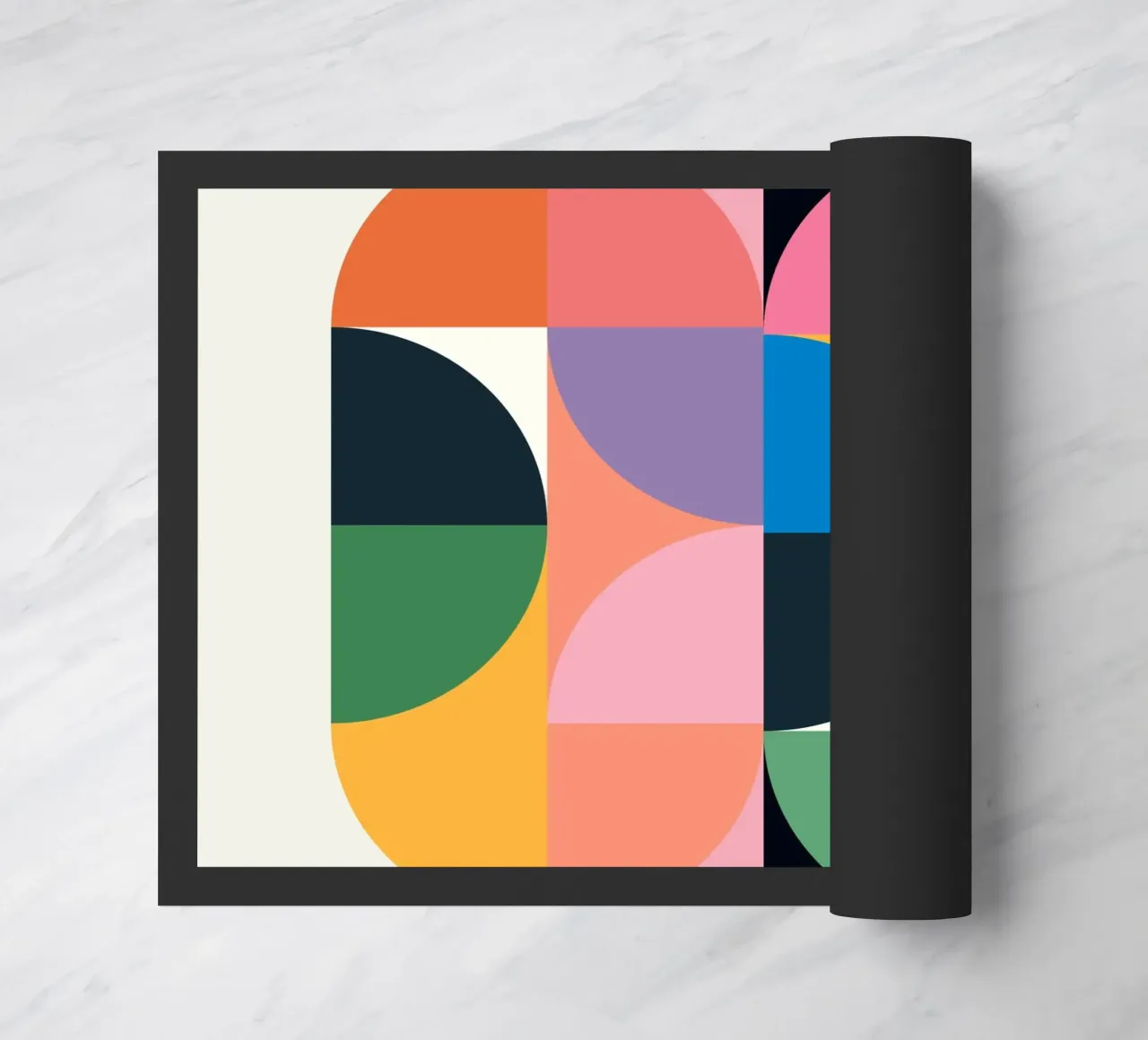 Moderne Abstraktion 10 Fußmatte von Gaite