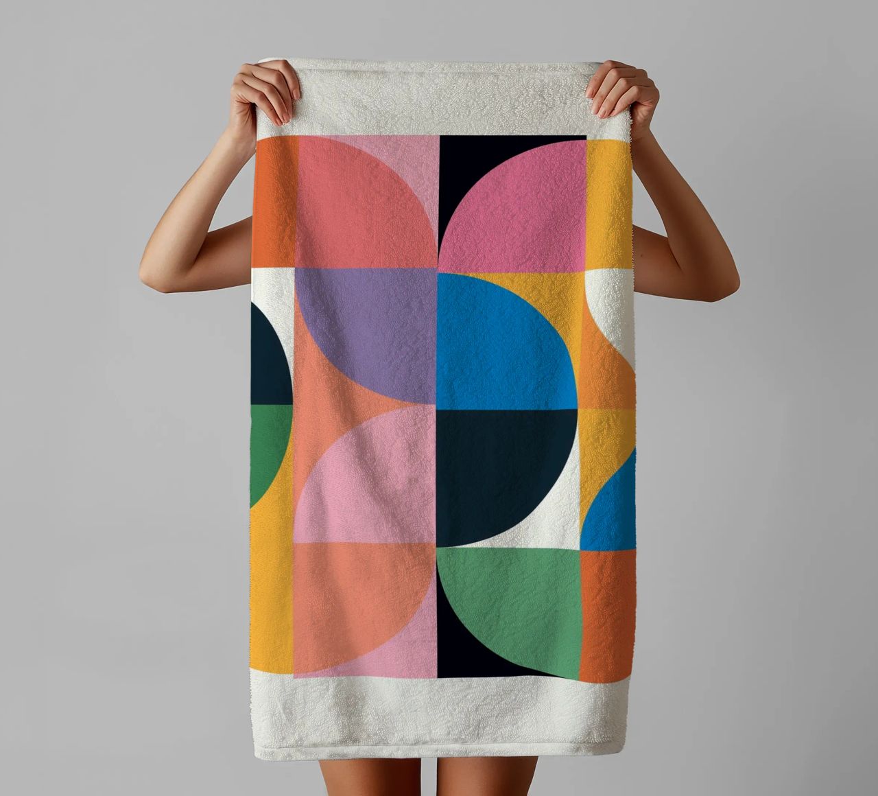 Modern Abstraction 10 towel by Gaite
