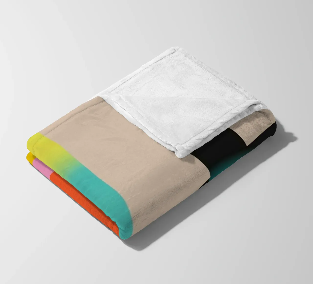 Modern Abstraction 4 fleece blanket by Gaite