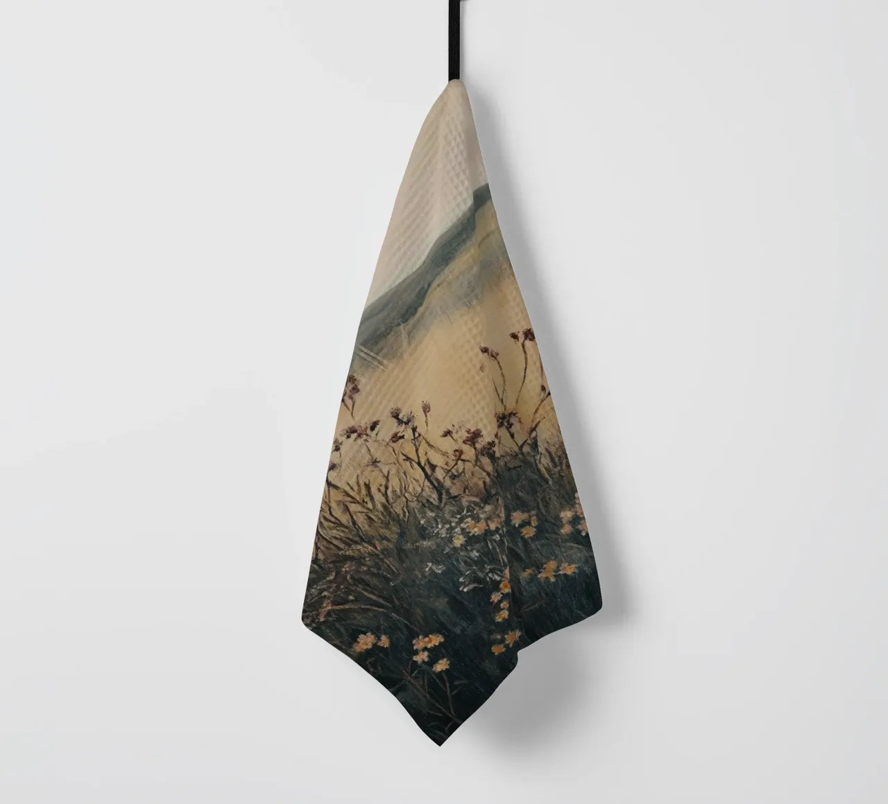 Art de la prairie de fleurs sauvages torchon de Melloi Art Print