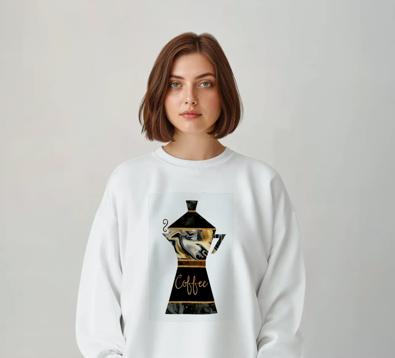 Coffee felpa da Elisabeth Fredriksson