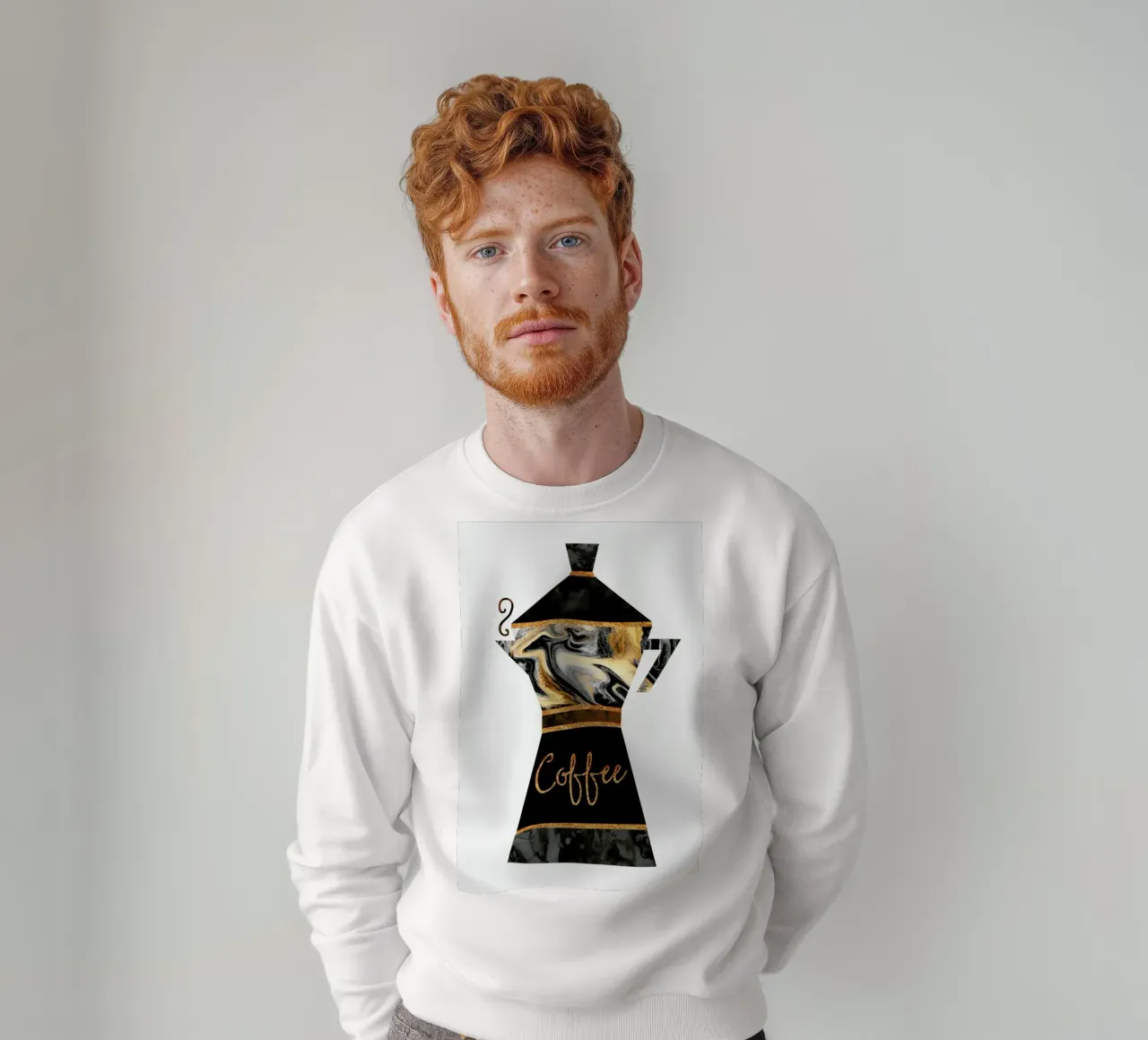 Coffee felpa da Elisabeth Fredriksson