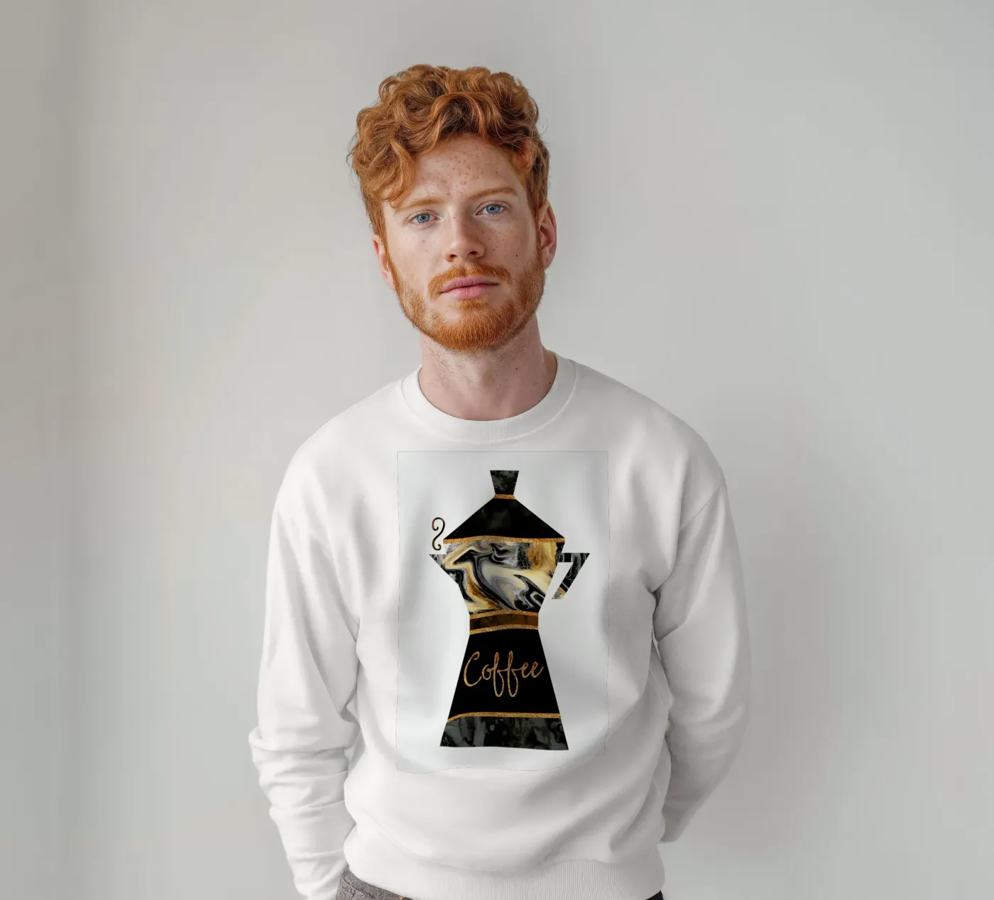 Coffee felpa da Elisabeth Fredriksson