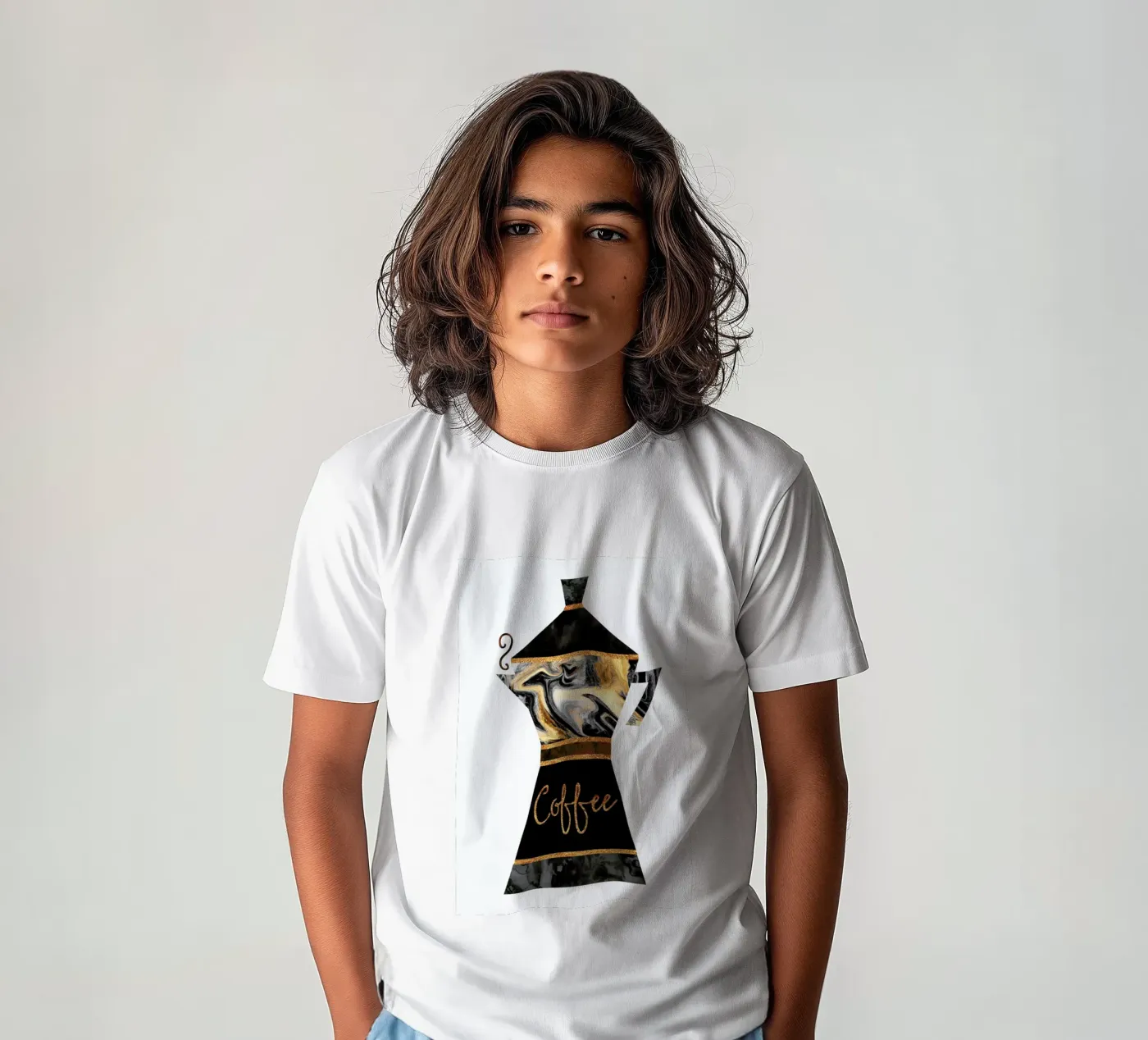 Coffee t-shirt bambini da Elisabeth Fredriksson