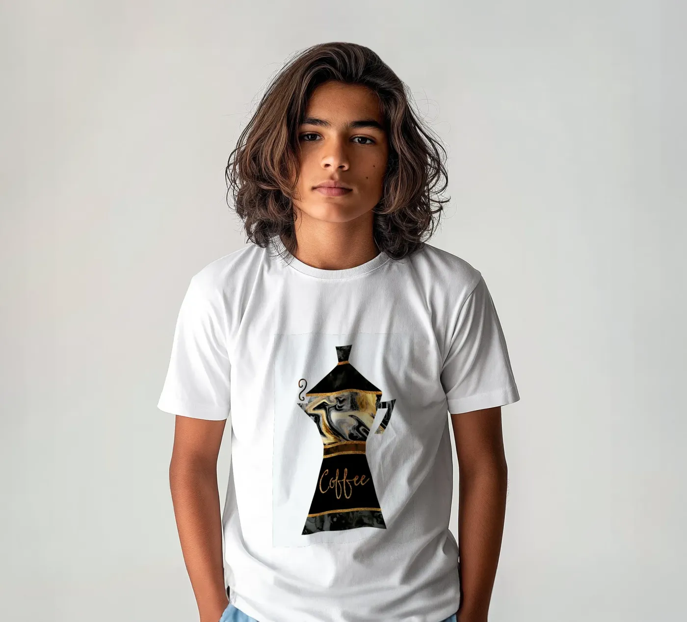 Coffee t-shirt bambini da Elisabeth Fredriksson