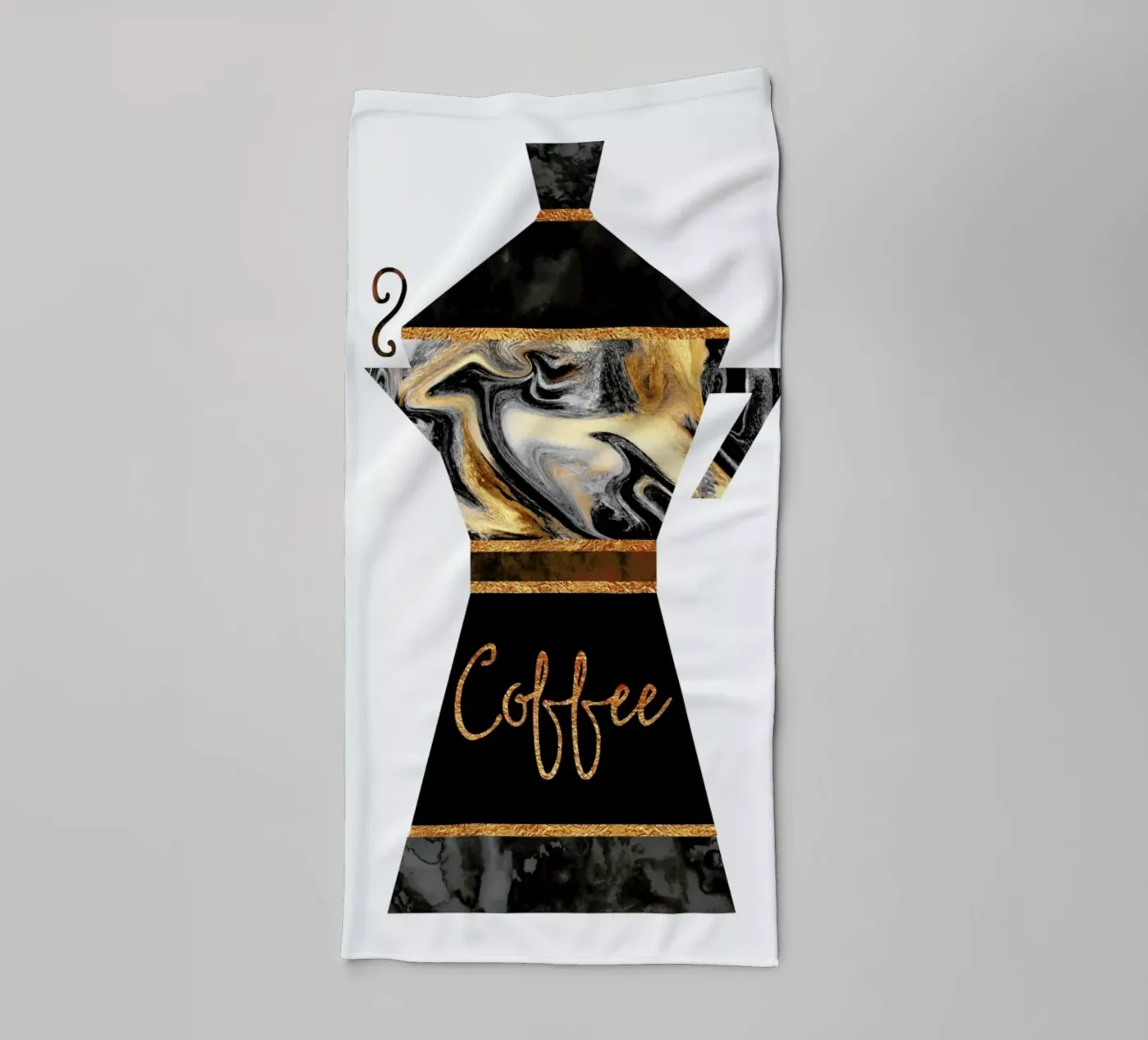 Coffee badhanddoek van Elisabeth Fredriksson
