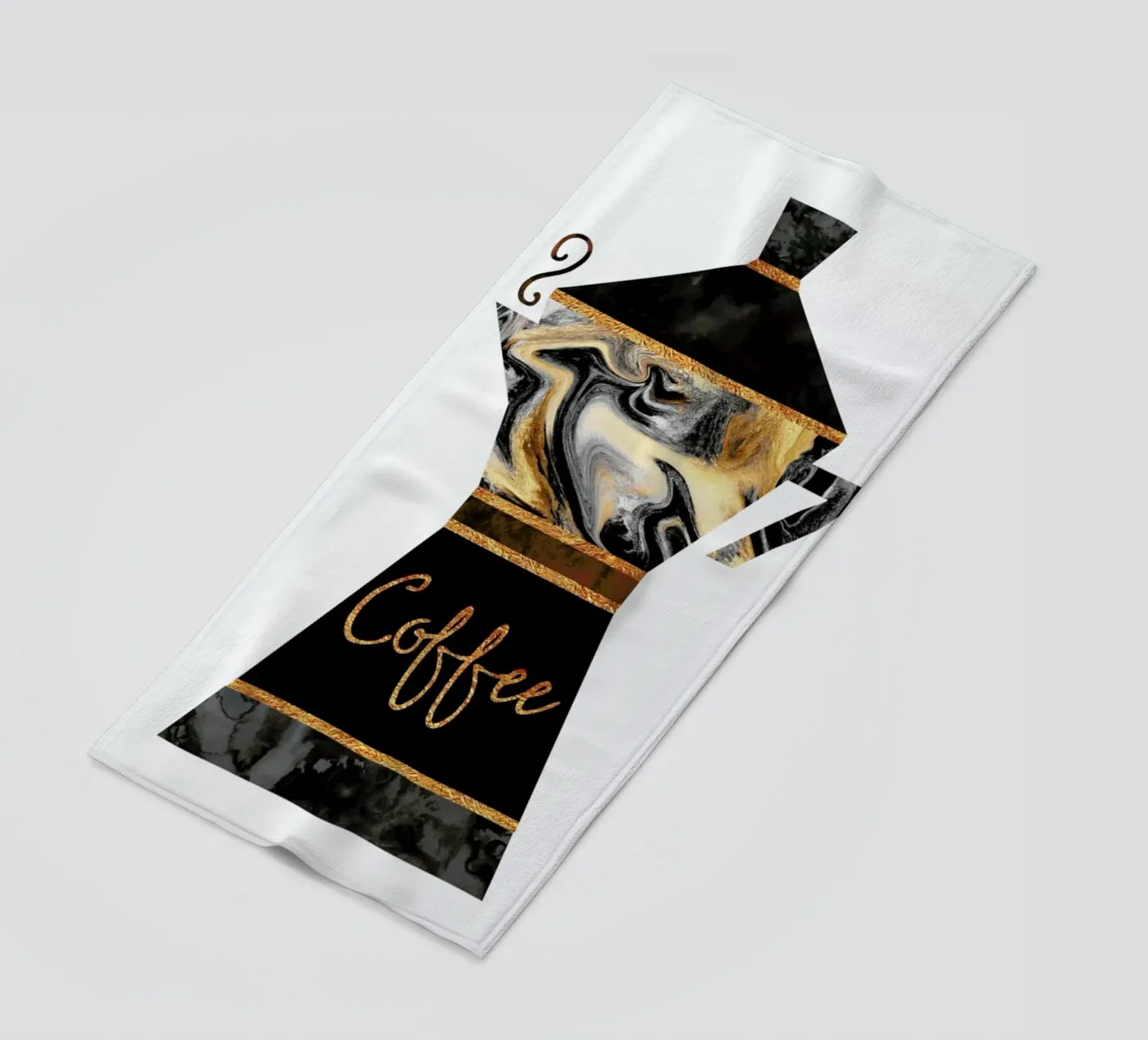 Coffee strandhanddoek van Elisabeth Fredriksson