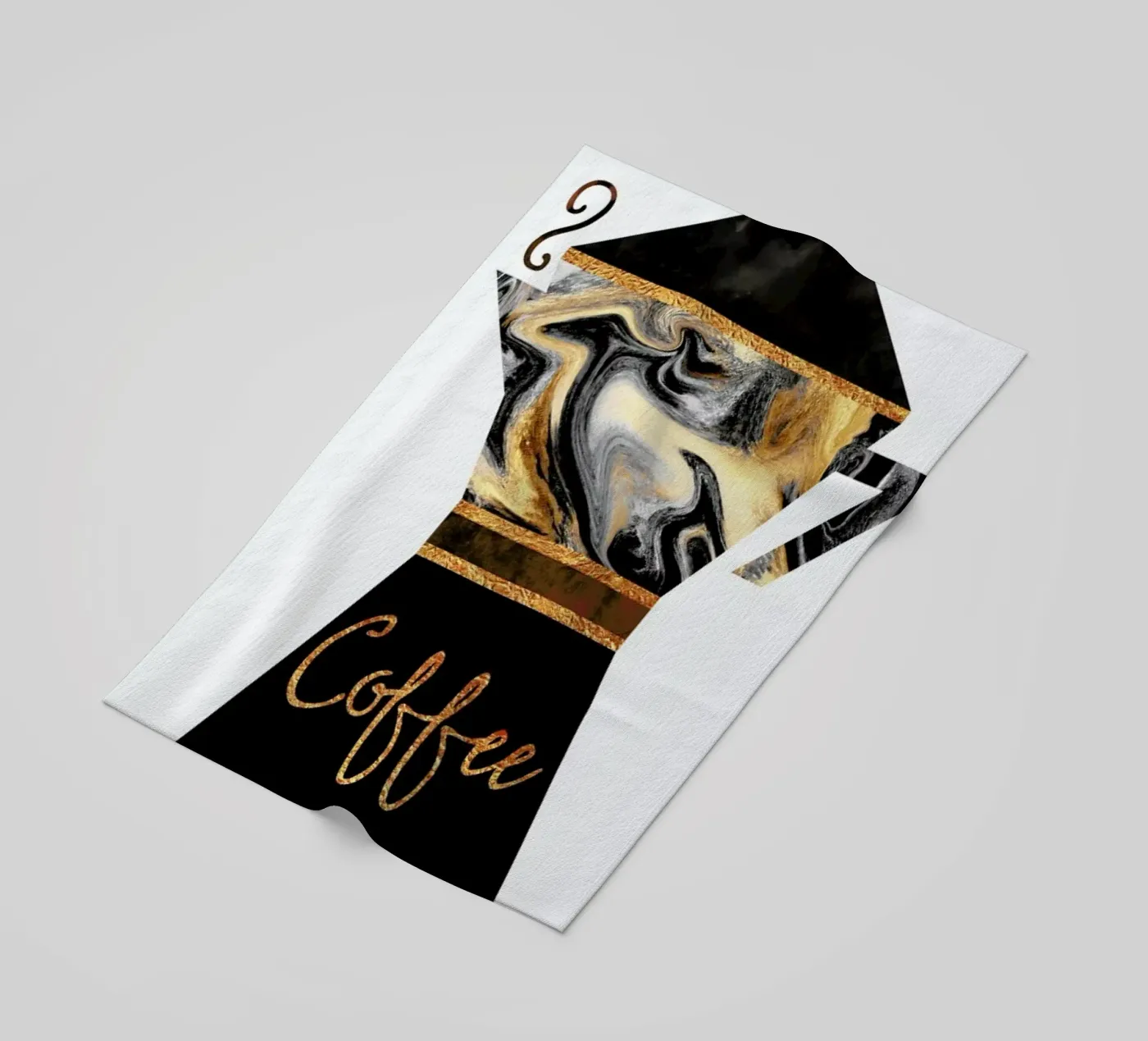 Coffee strandhanddoek van Elisabeth Fredriksson