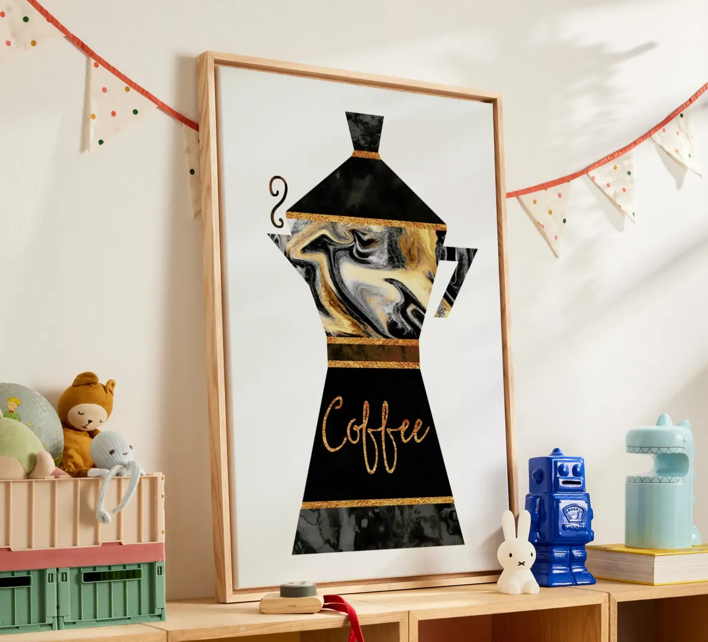 Coffee canvas by Elisabeth Fredriksson