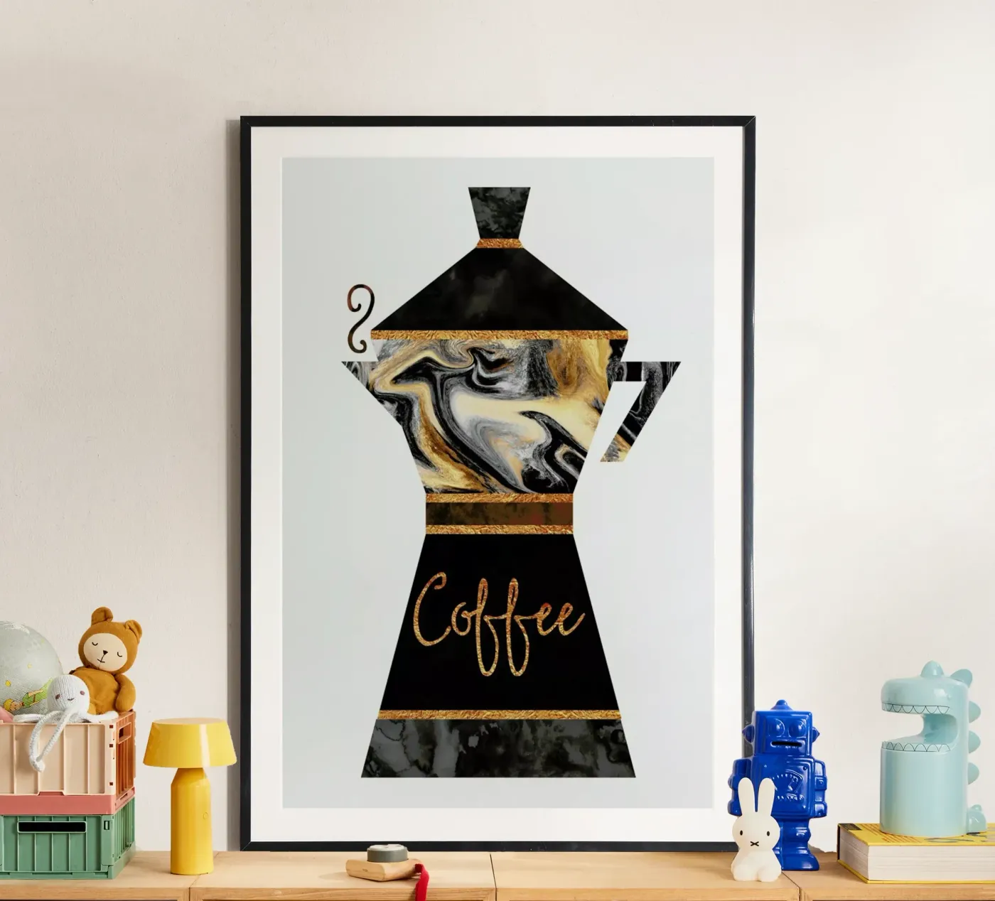 Coffee poster van Elisabeth Fredriksson