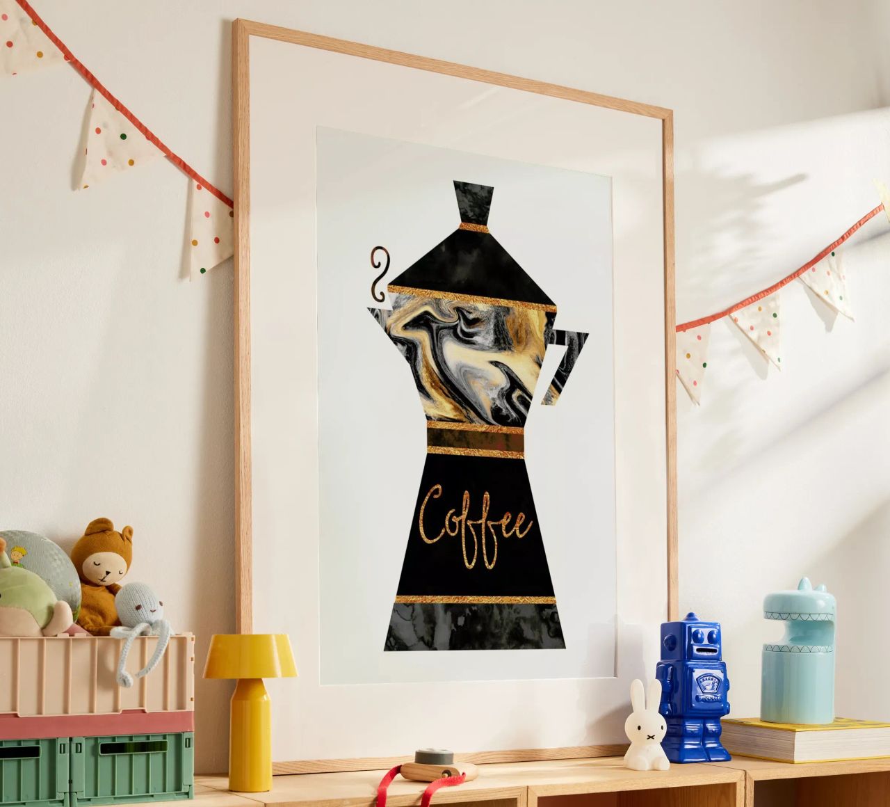Coffee poster by Elisabeth Fredriksson