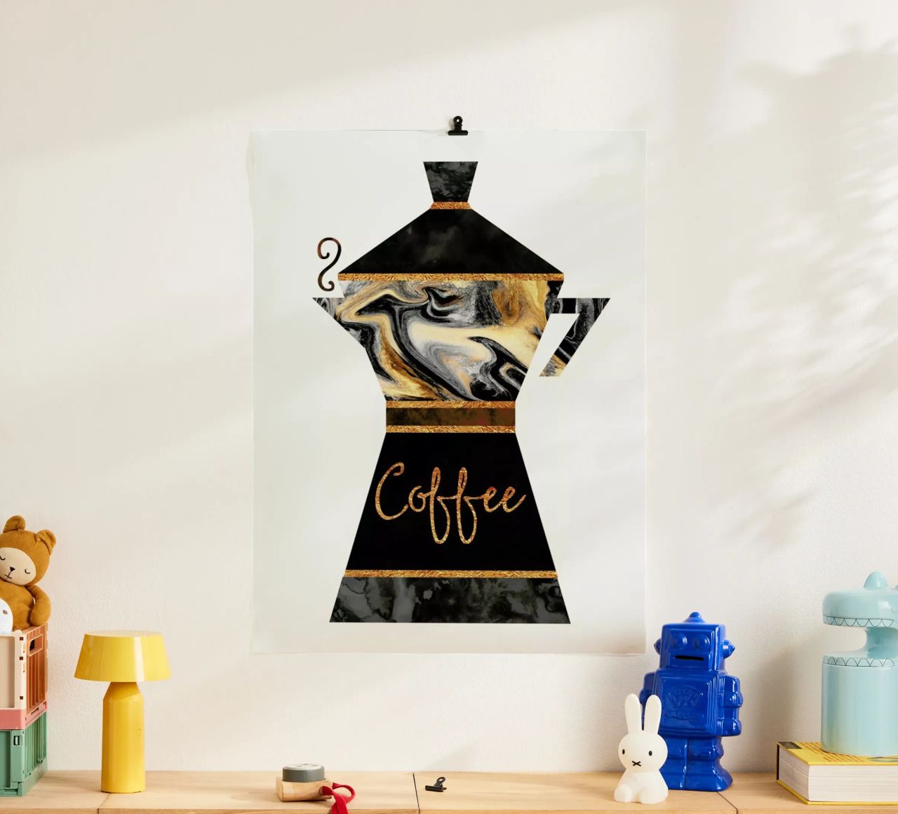 Coffee poster by Elisabeth Fredriksson